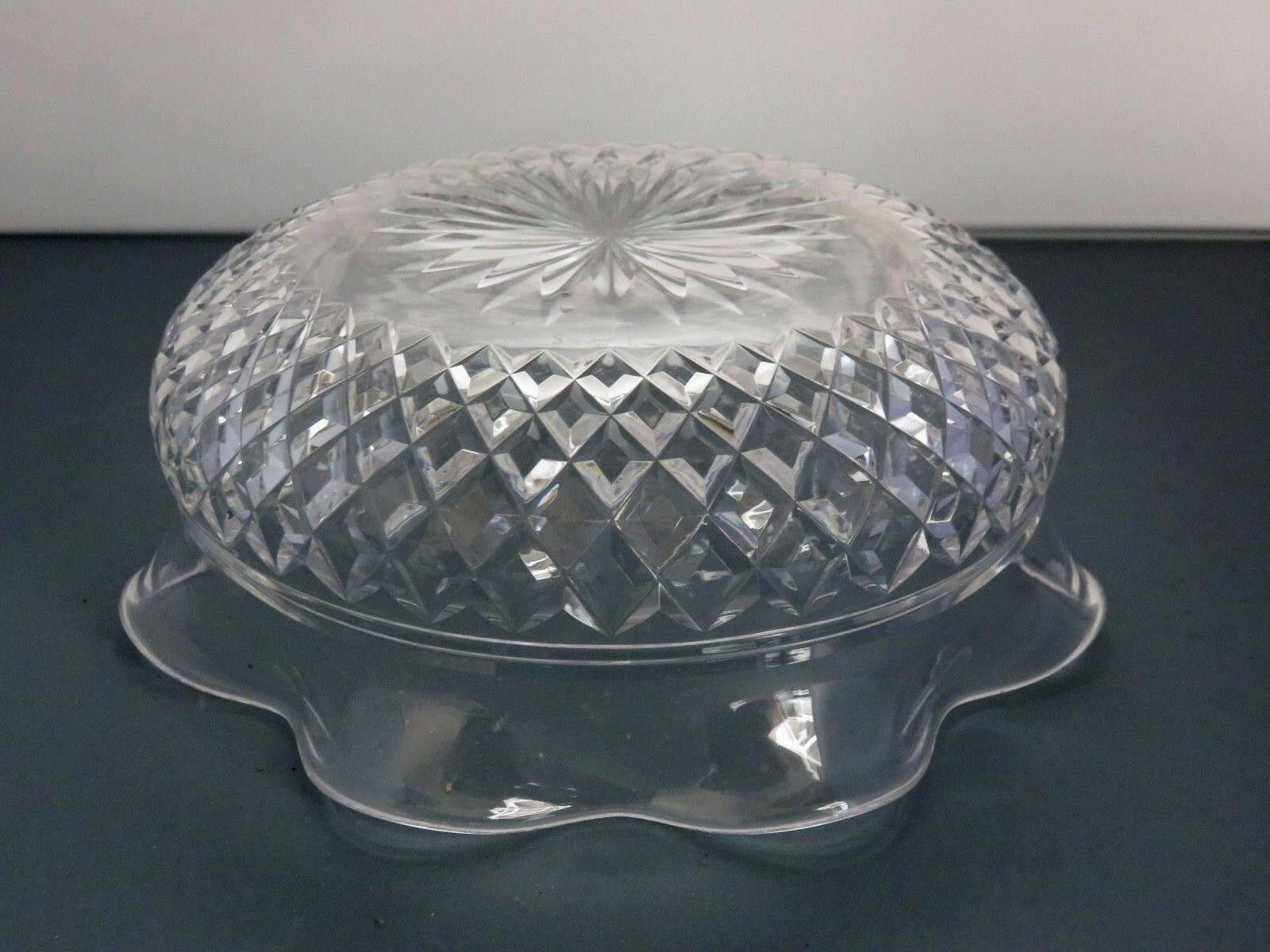 The Unbranded Brand Vintage Small Cut Glass Lead Crystal Bowl 2 7/8" Size ONE SIZE - 4 Thumbnail