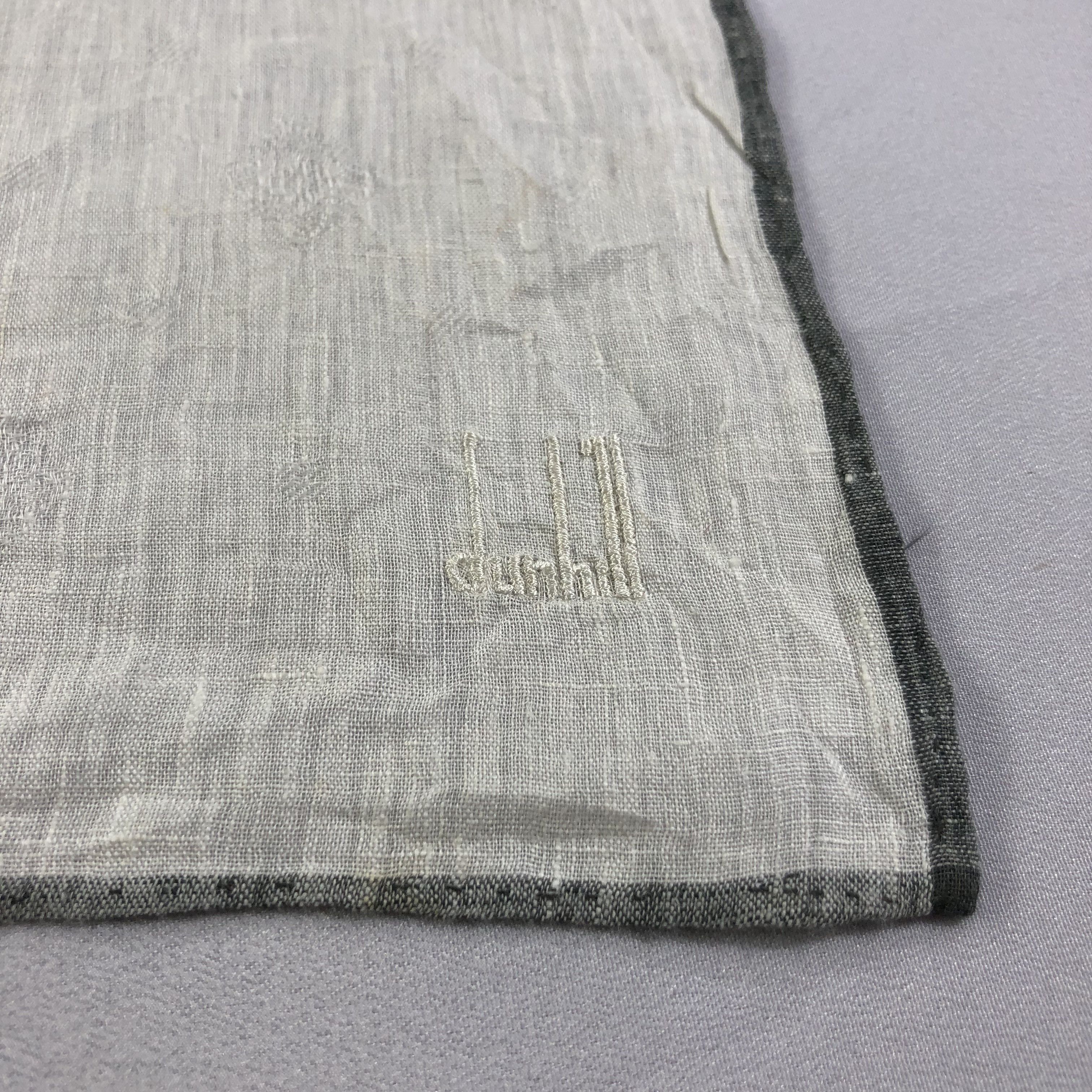 Alfred Dunhill × Vintage Dunhill Handkerchief Neckerchief Bandana H2056 Size ONE SIZE - 4 Thumbnail