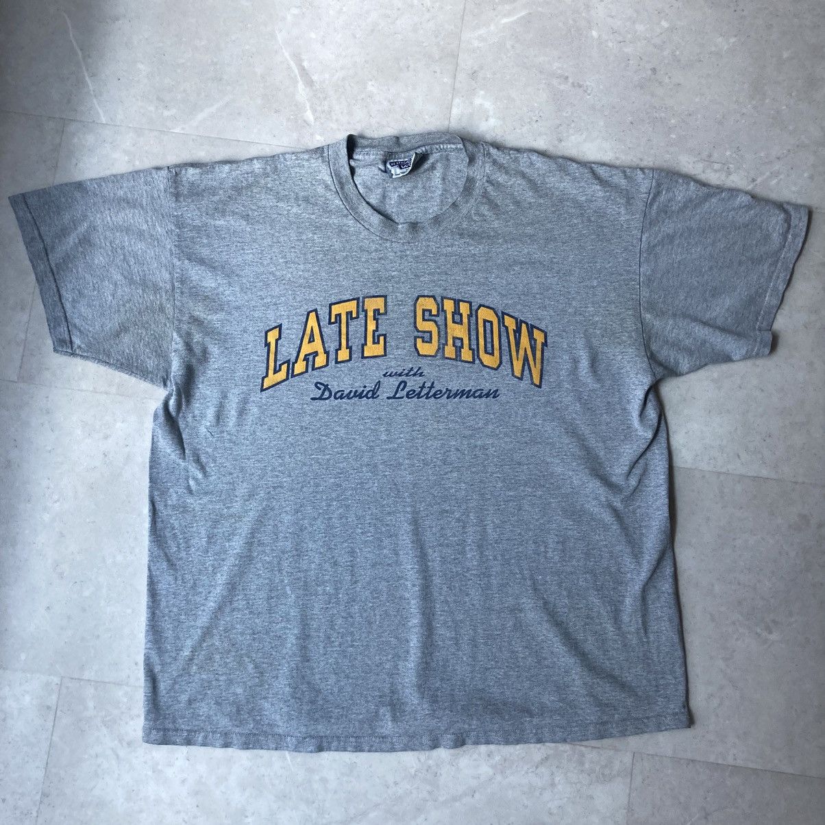 Rap Tees vintage late show with david letterman lee heather tee Size US XL / EU 56 / 4 - 1 Thumbnail