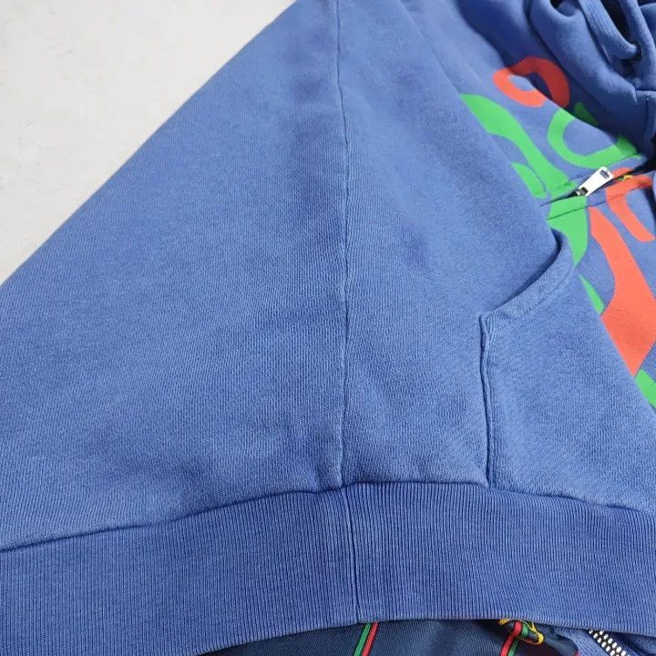 Gucci Gucci Gucci SS23 Striped Letter Print Zip Hoodie -2506 Size US XS / EU 42 / 0 - 5 Thumbnail