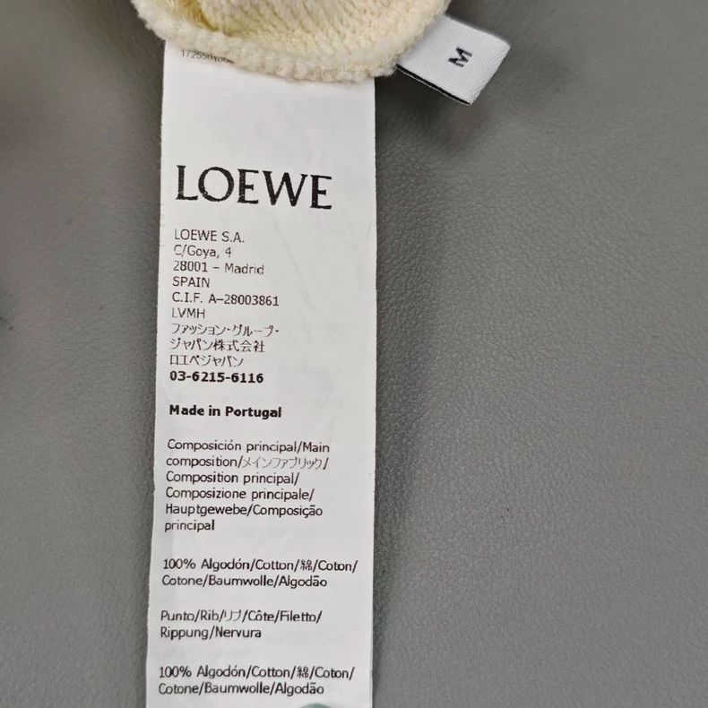 Loewe LOEWE White striped hooded hoodie Size M / US 6-8 / IT 42-44 - 6 Thumbnail