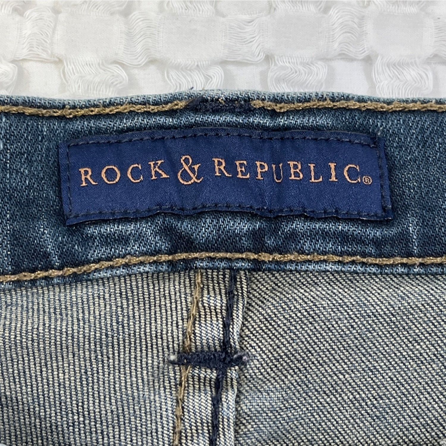 Rock & Republic Rock & Republic Kasandra Women's Blue Jeans/Bootcut Sz 6 SKU Size 28" / US 6 / IT 42 - 5 Thumbnail