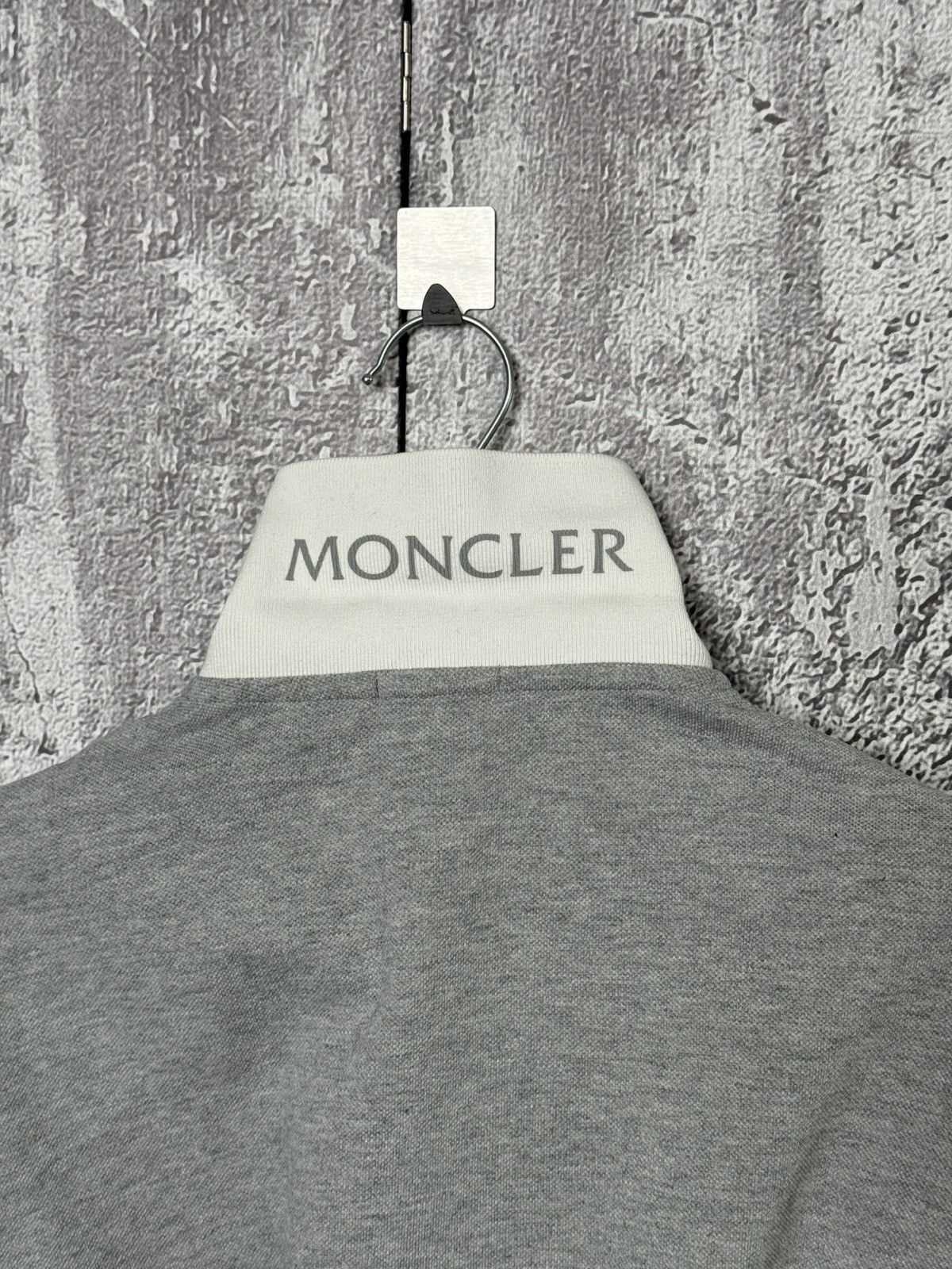 Moncler Moncler Maglia Polo Manica Corta Gray Short Sleeve Shirt Size US XL / EU 56 / 4 - 14 Thumbnail
