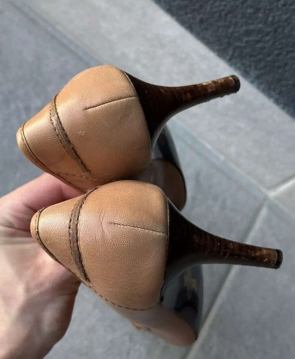 Polo Ralph Lauren Lauren Polo Ralph Lauren Heels Leathers Brown Shoes Size US 7 / IT 37 - 9 Thumbnail