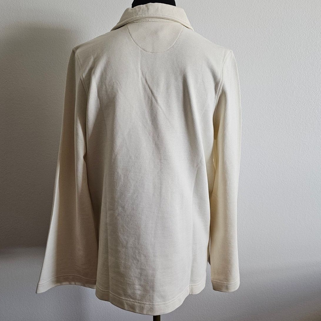 DL1961 NWT DL1961 Women's Cream Sweatshirt Millie Tunic Top M Size M / US 6-8 / IT 42-44 - 7 Thumbnail