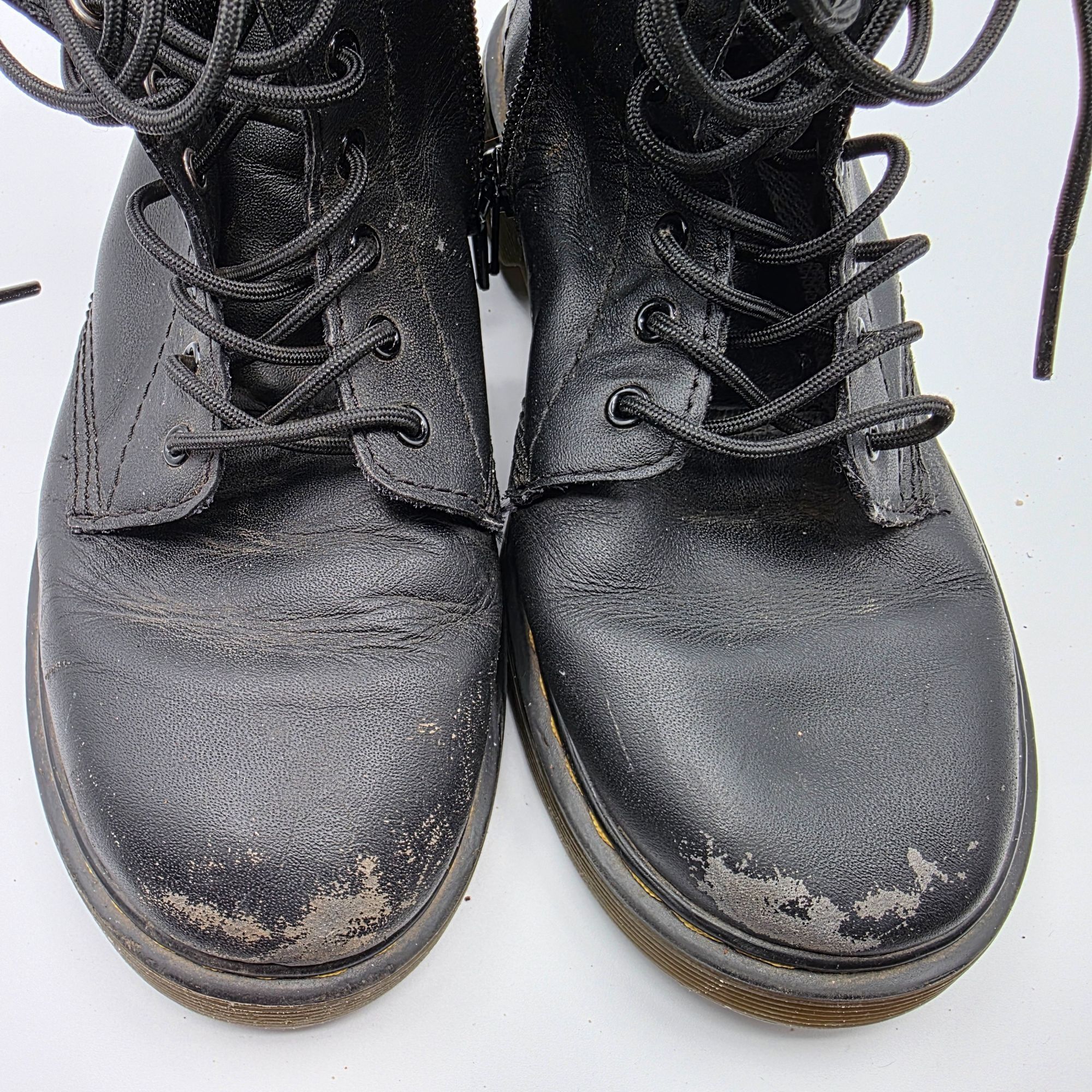 Dr. Martens Dr. Martens Doc 1460 J Womens Size 5 Black Combat Boots Casu Size US 5 / IT 35 - 10 Thumbnail