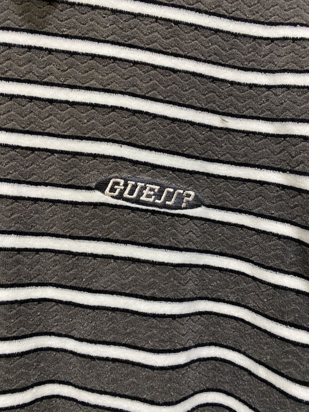 Guess Vintage Guees Stripes Fleece Half Zip Shirt Size US M / EU 48-50 / 2 - 7 Thumbnail