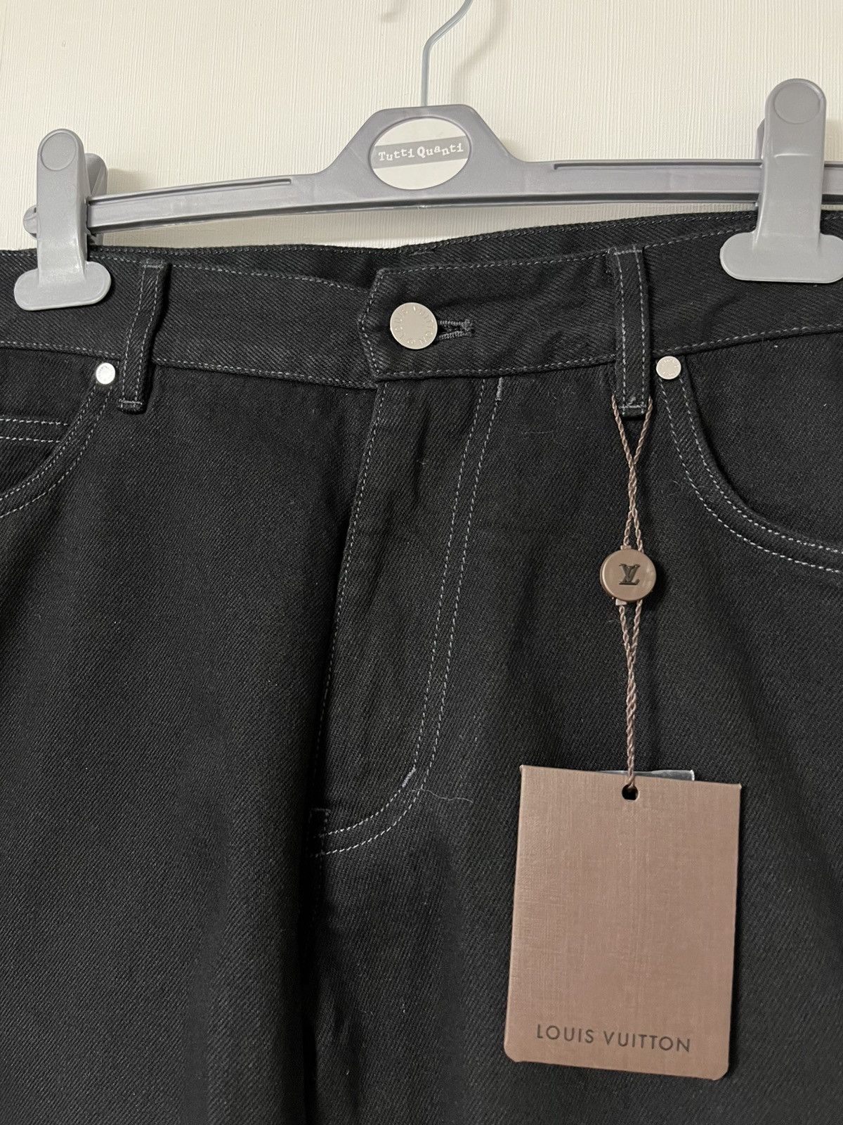 Louis Vuitton NWT Louis Vuitton Black Denim Jeans Size US 32 / EU 48 - 5 Thumbnail