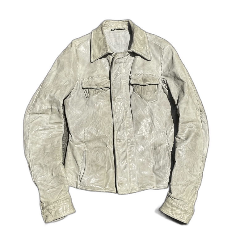 Carol Christian Poell distressed leather jacket by Carol Christian Poell Size US L / EU 52-54 / 3 - 1 Thumbnail