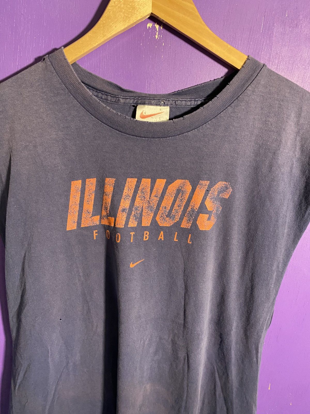 Other Vintage 90s Nike Illinois basketball cutoff tank top Size US XXL / EU 58 / 5 - 3 Thumbnail
