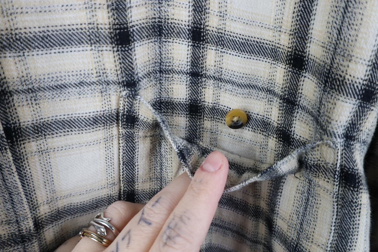 Vintage Vintage 90s Streetwear Single Needle Flannel Button Shirt Size US XXL / EU 58 / 5 - 10 Thumbnail