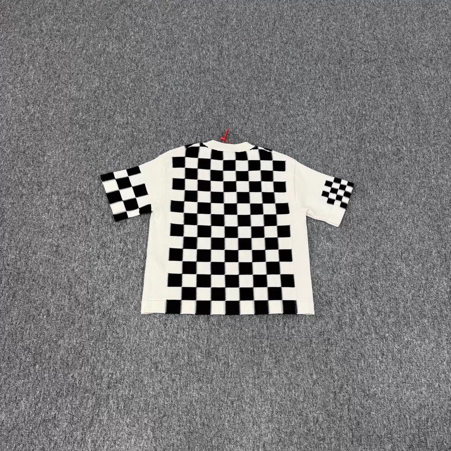 Louis Vuitton LV Damier Knit Short-Sleeve T-Shirt XS Size XS / US 0-2 / IT 36-38 - 2 Thumbnail