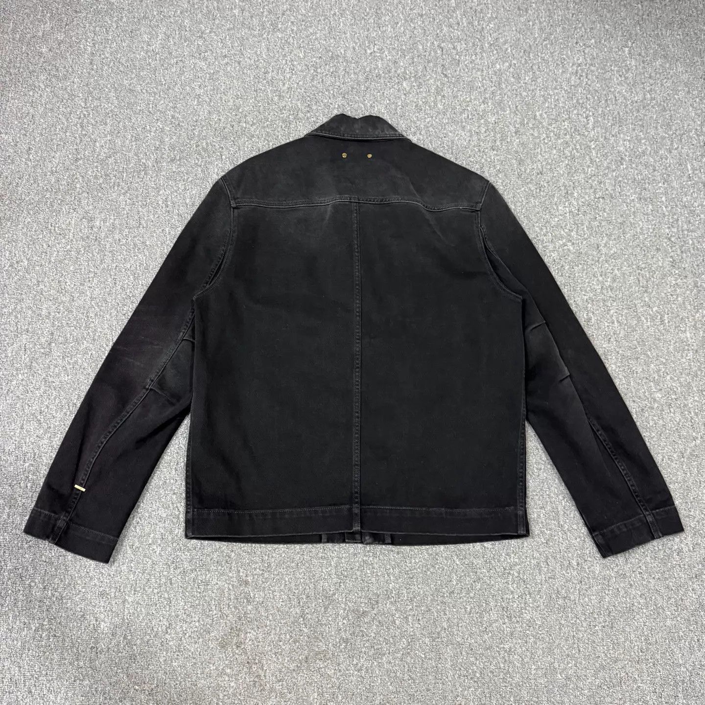 Louis Vuitton LV embossed logo lapel zip denim jacket 48 99new Size US M / EU 48-50 / 2 - 2 Thumbnail