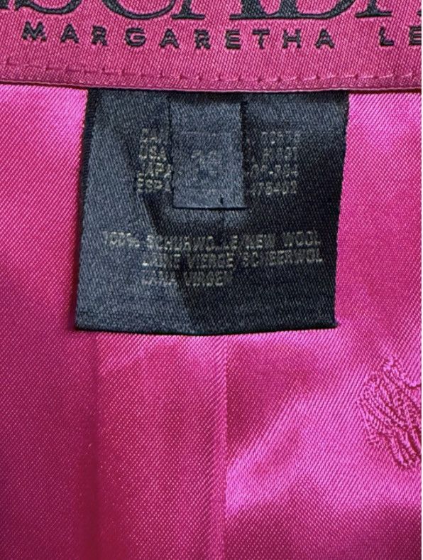 Escada Escada by Margaretha Ley Pink Wool & Silk Coat Germany EU 38 Size S / US 4 / IT 40 - 7 Thumbnail