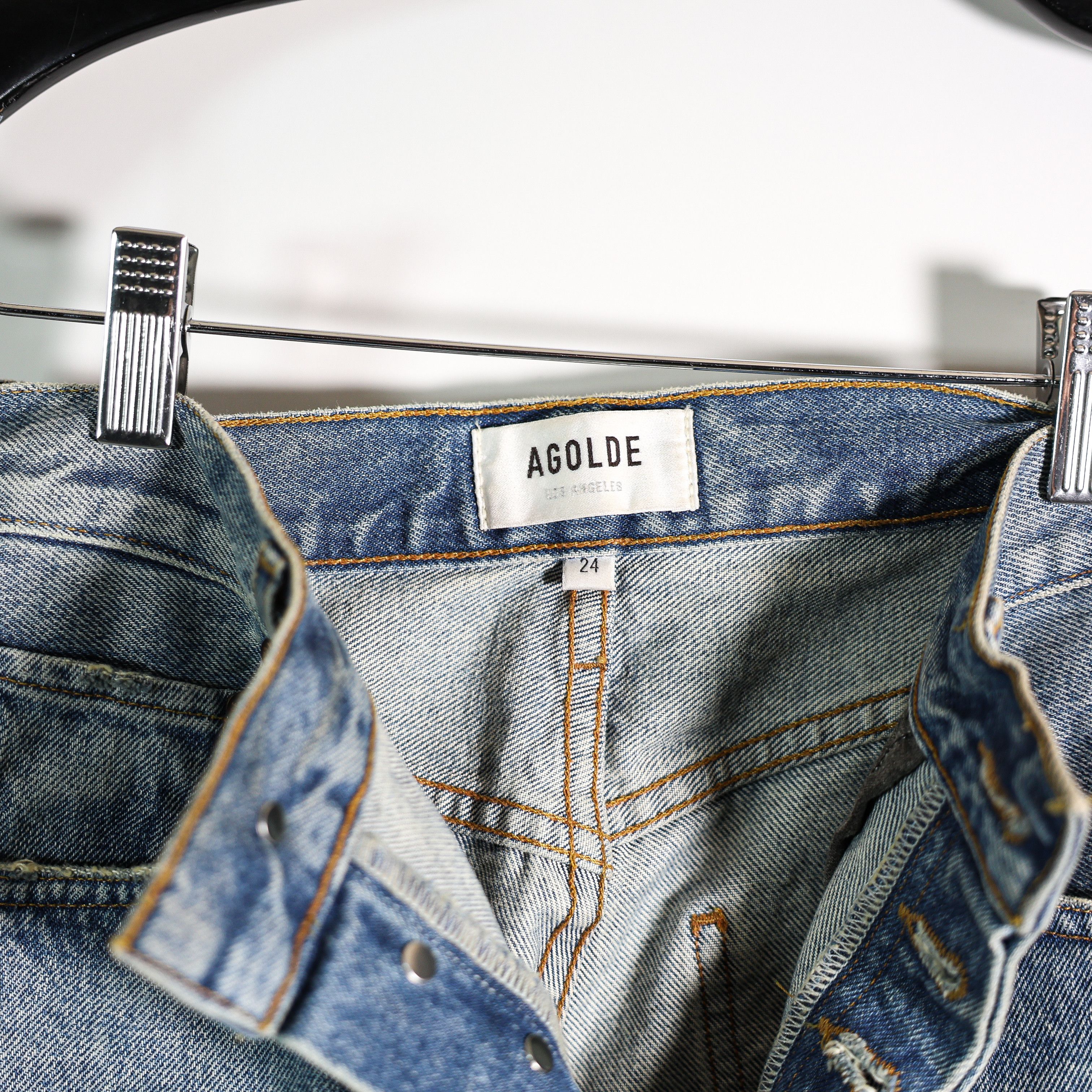 Agolde Agolde Pieced 90's Pinch Waist Genuine Size 24" / US 00 / IT 34 - 2 Thumbnail