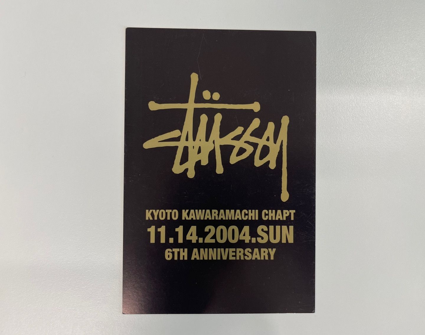 Stussy Stussy KYOTO KAWARAMACHI CHAPT art Postercards 2004 Size ONE SIZE - 2 Thumbnail