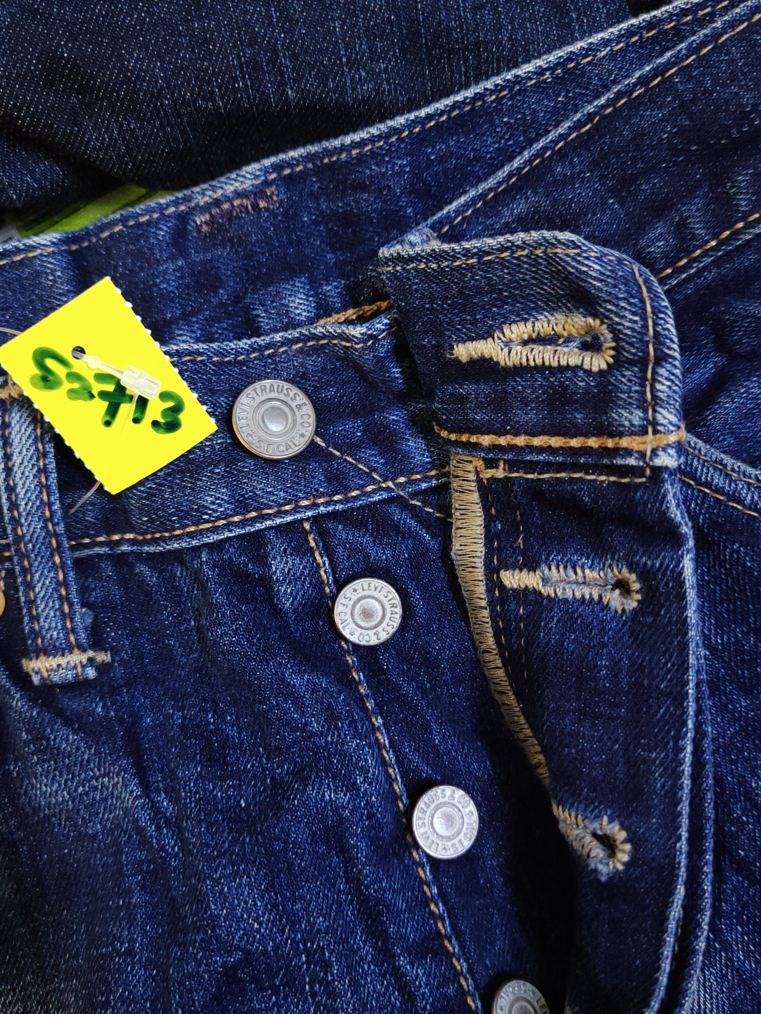 Levi's Levi's Dark Blue Distressed Ripped Jeans #S2713 Size US 30 / EU 46 - 23 Thumbnail