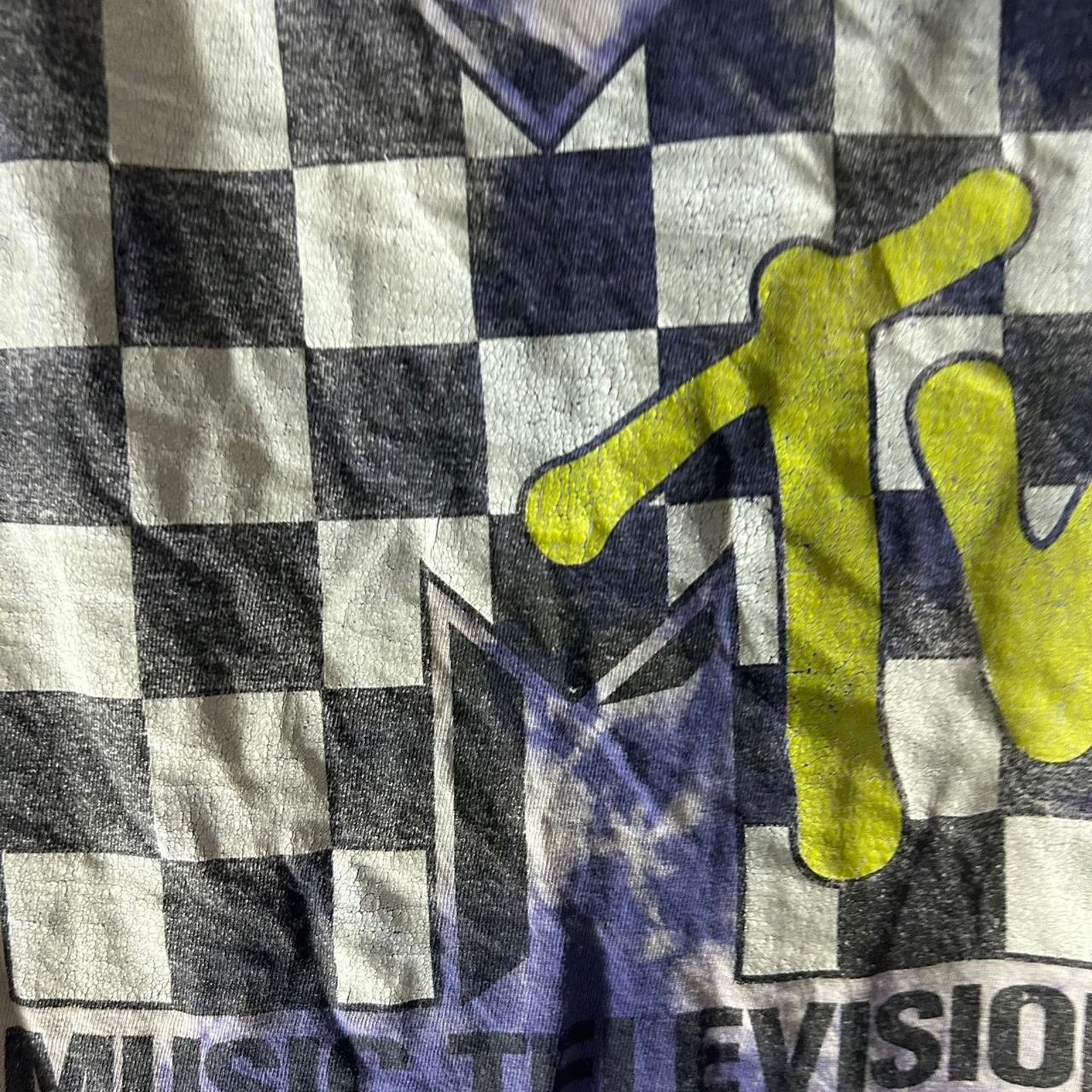Other (XL) Purple Tie Dye MTV Shirt Size XL / US 12-14 / IT 48-50 - 3 Thumbnail