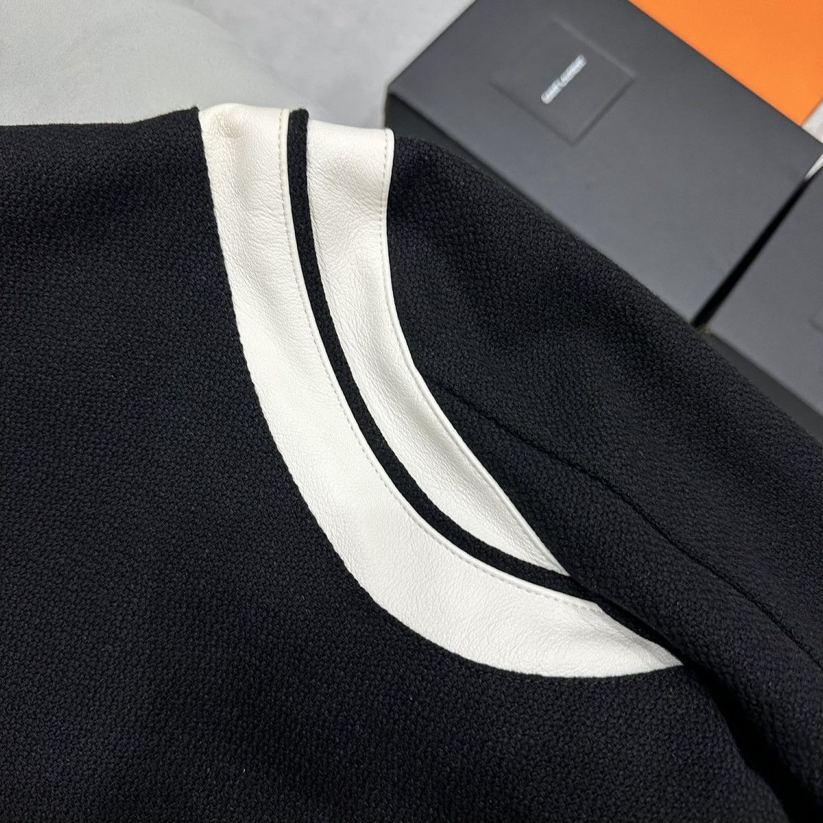 Saint Laurent Paris HEDI SLIMANE X SAINT LAURENT SS18 BLACK TEDDY JACKET IT48 Size US M / EU 48-50 / 2 - 9 Thumbnail