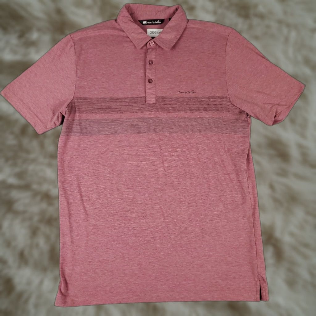 TravisMathew Travis Mathew Polo Shirt Mens Size Medium Red Golf Short Sleeve Size US M / EU 48-50 / 2 - 1 Thumbnail