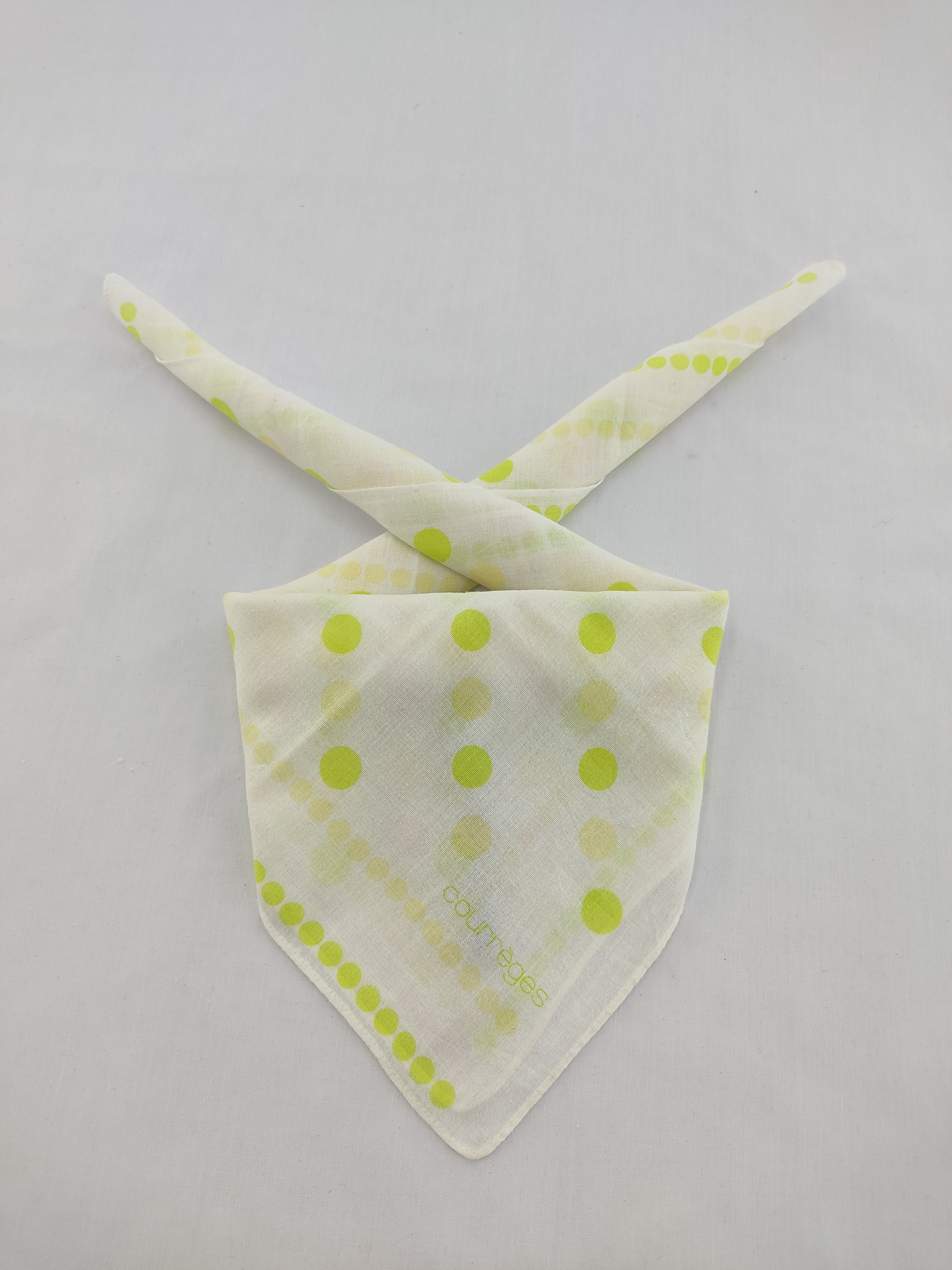 Courreges × Vintage Vintage Courreges Handkerchief / Neckwear / Bandana Size ONE SIZE - 1 Thumbnail