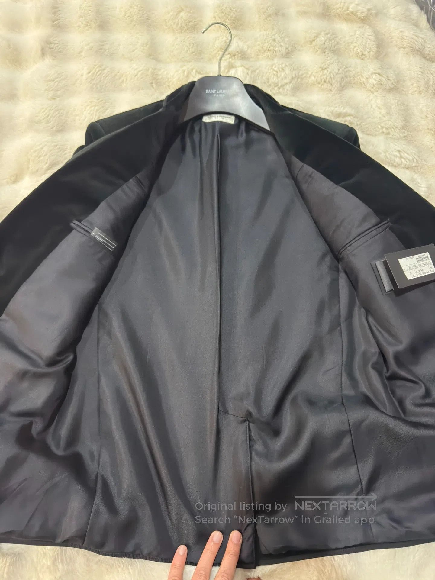 Saint Laurent Paris Saint Laurent Paris Original Year Black Velvet Suit| Size US M / EU 48-50 / 2 - 4 Thumbnail