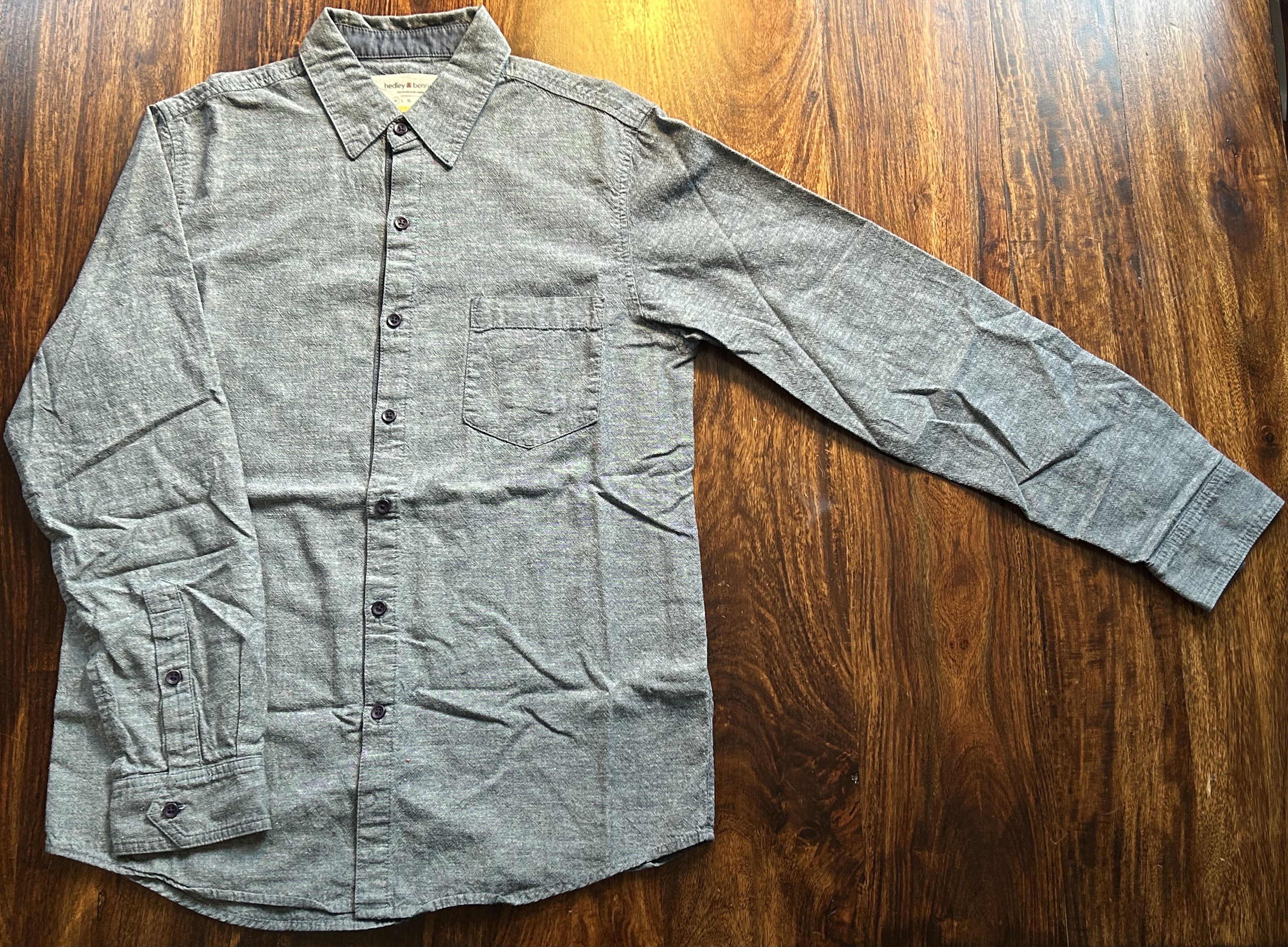 Other Hedley & Bennett Speckled Chambray Work Shirt | Made in LA Size US M / EU 48-50 / 2 - 1 Thumbnail