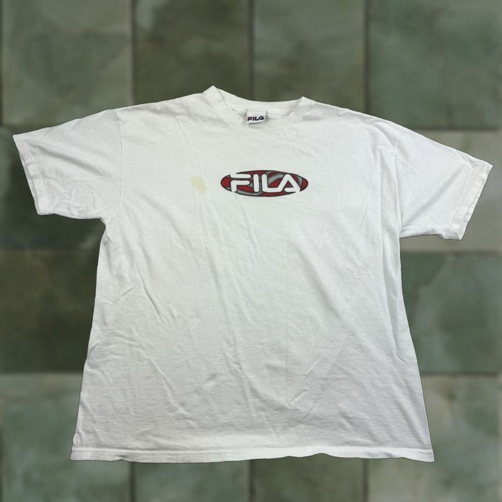 Fila VINTAGE FILA Shirt Adult XL White Logo 90s Mens XL White Logo VTG 90s Size US XL / EU 56 / 4 - 1 Thumbnail