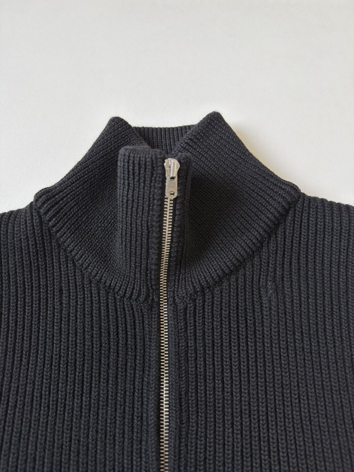 Maison Margiela A/W 06 Black Drivers Zip Sweater Vest Size US M / EU 48-50 / 2 - 5 Thumbnail