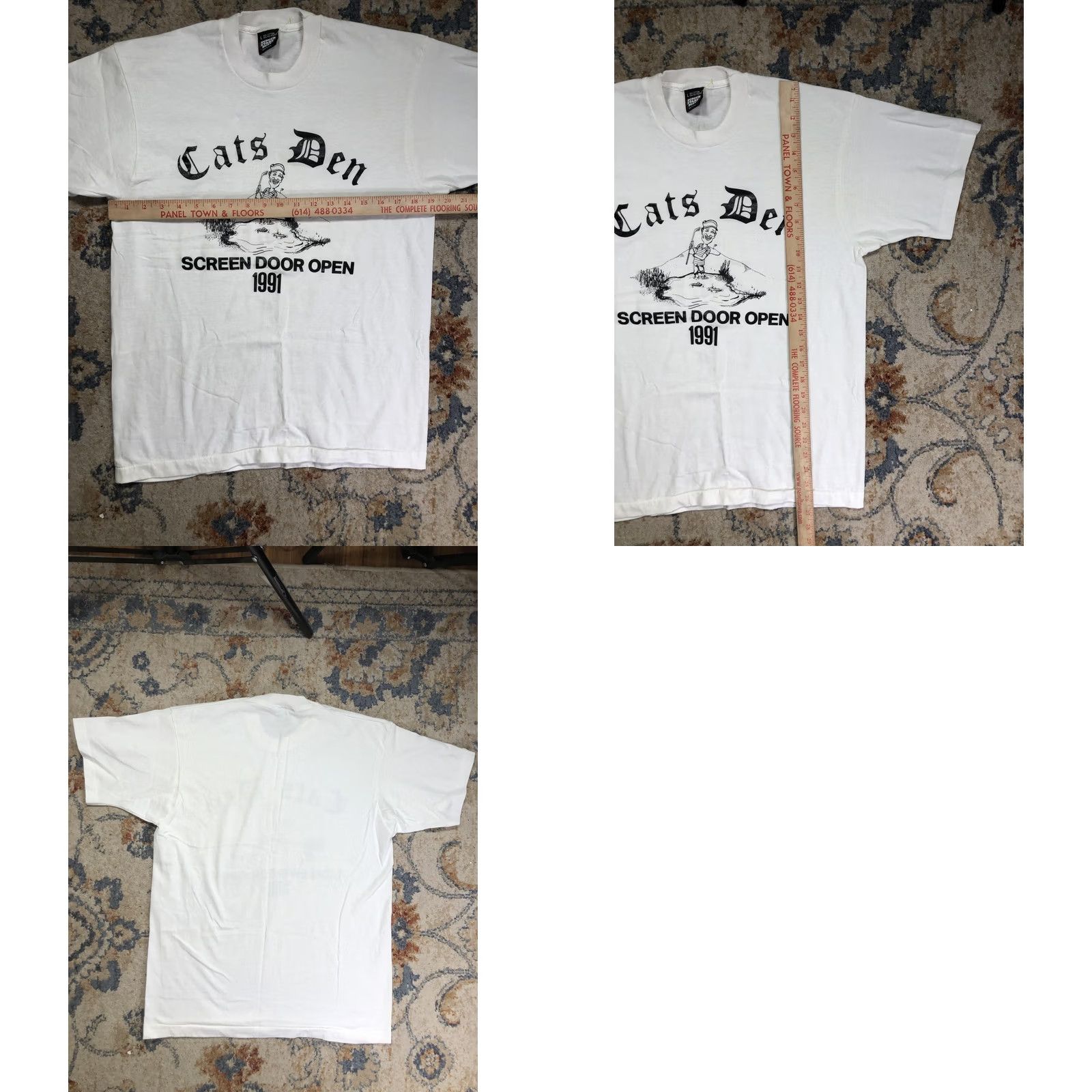 Vintage VINTAGE Screen Stars Best Cats Den Shirt Mens L White 1991 Graphic Tee USA 90s Shirt Mens L White Cats Den Screen Print Size US L / EU 52-54 / 3 - 8 Thumbnail