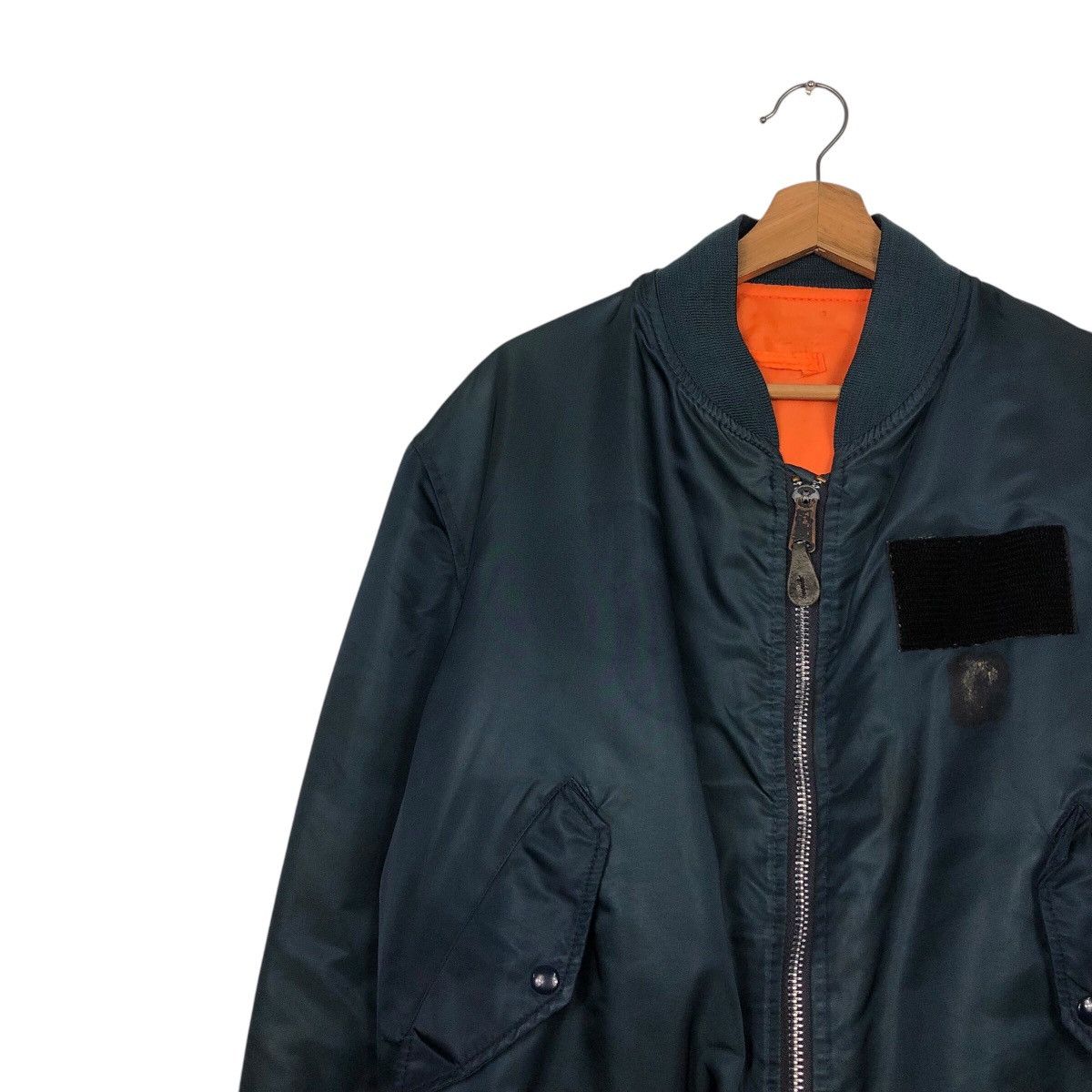 Schott 📌Vintage Reversible Bomber Jacket Ma-1 Schott Made in Usa Size US L / EU 52-54 / 3 - 8 Thumbnail
