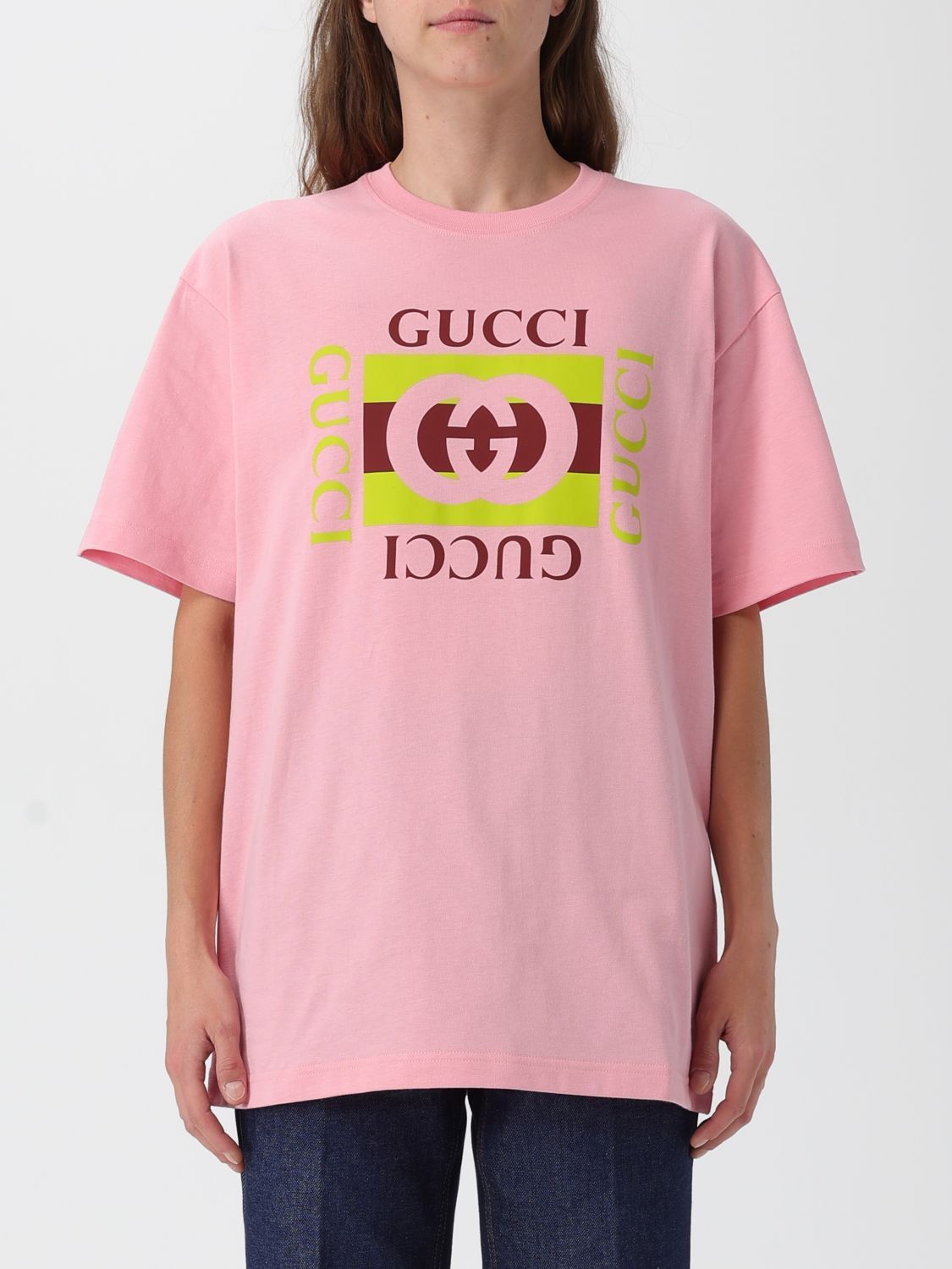 Gucci T-Shirt Woman Pink