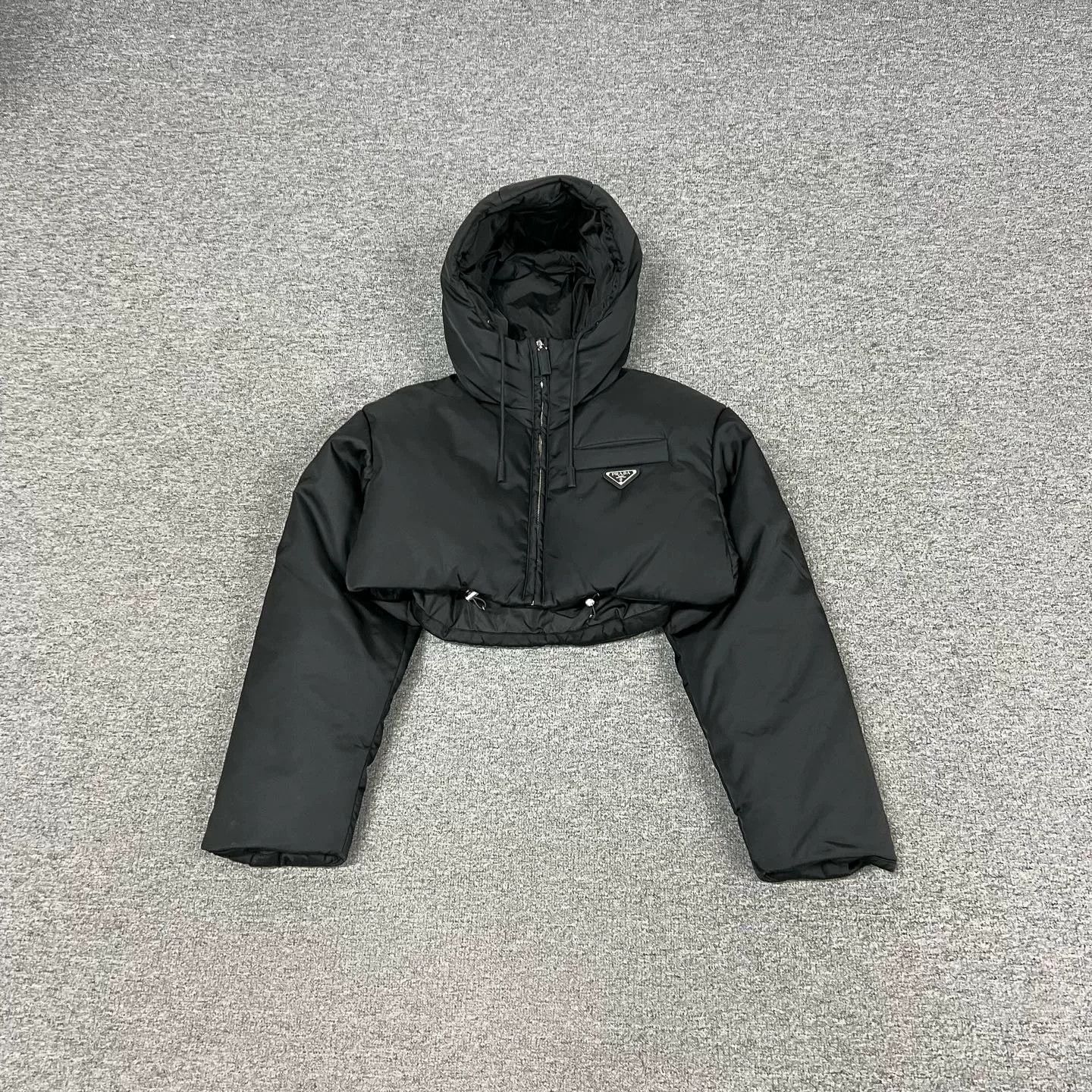 Prada Prada Triangle Logo Nylon Short Down Jacket Size S / US 4 / IT 40 - 1 Thumbnail