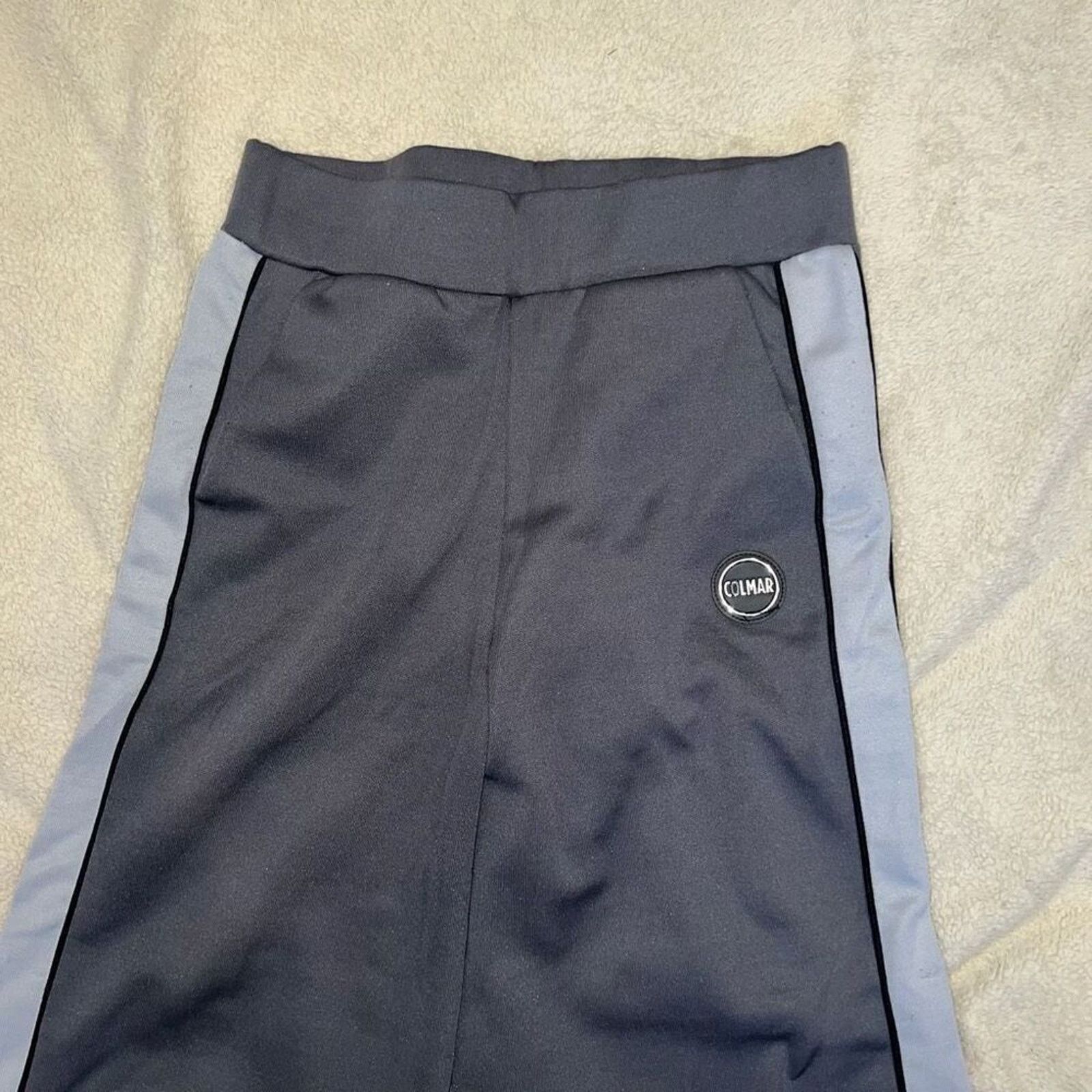 Colmar Colmar Luxury Designer Wide Leg Track Pants | Sz S Size 25" / US 0 / IT 36 - 3 Thumbnail