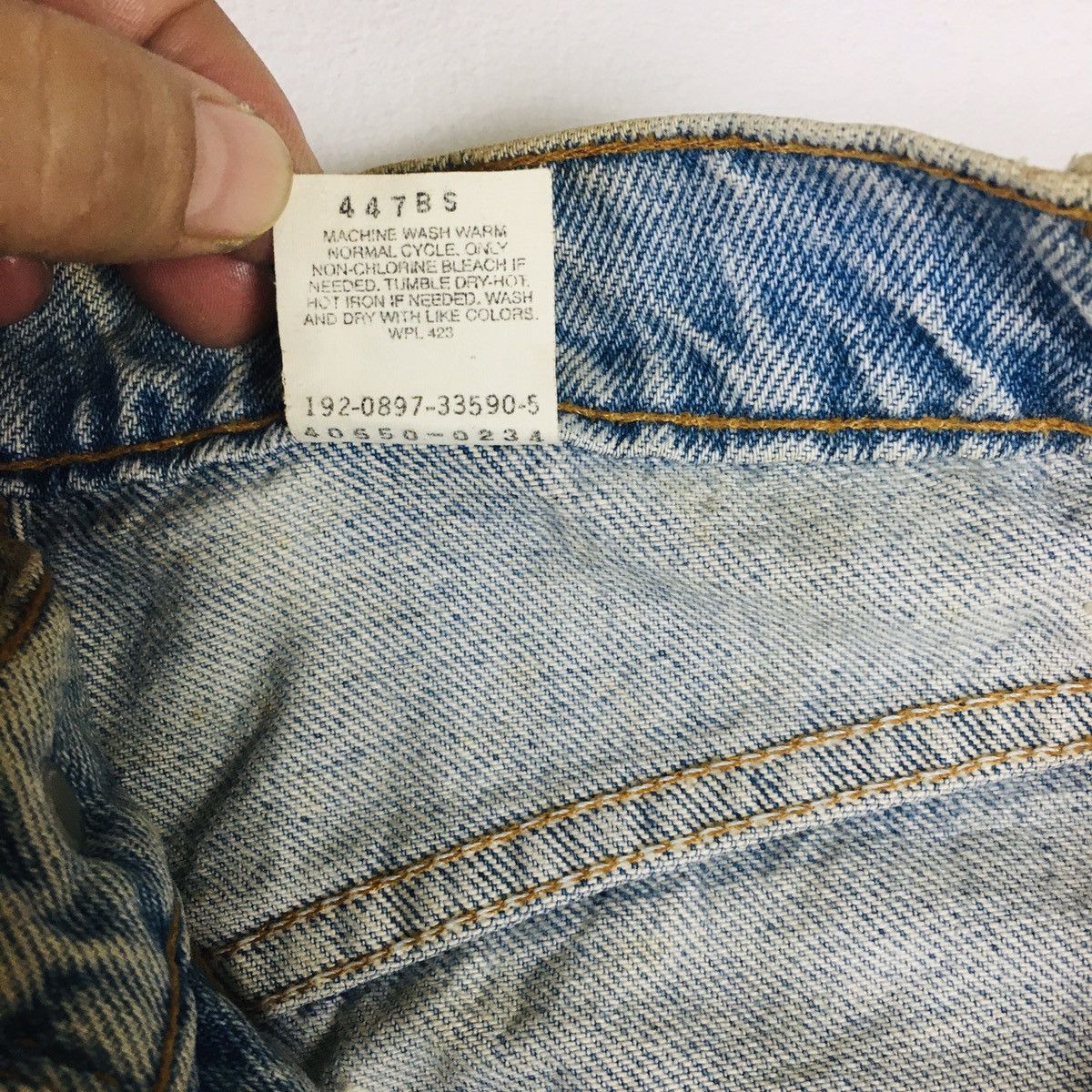 Levi's Vintage 90s Levi’s 550 Orange Tab Relaxed Fit Size US 32 / EU 48 - 11 Thumbnail