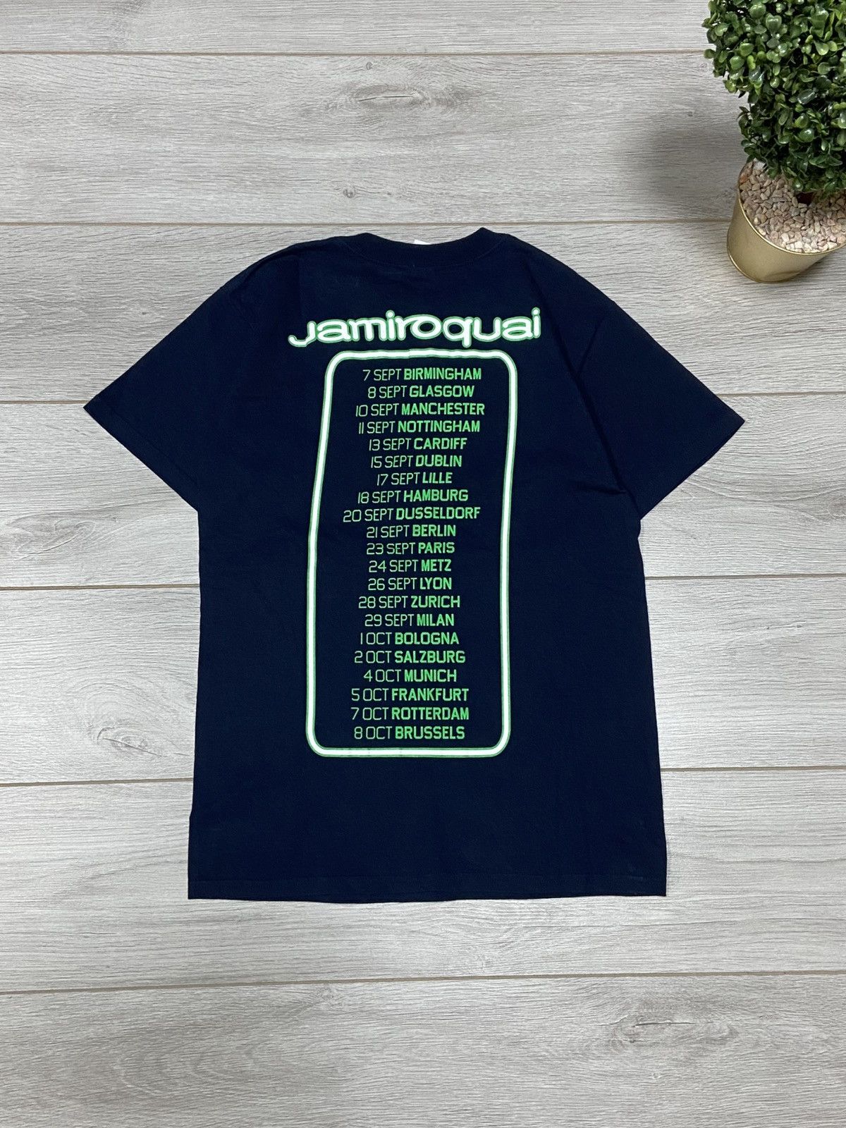Vintage Vintage RARE 🧨 Jamiroquai Dynamite Tee Shirt Size US S / EU 44-46 / 1 - 2 Thumbnail
