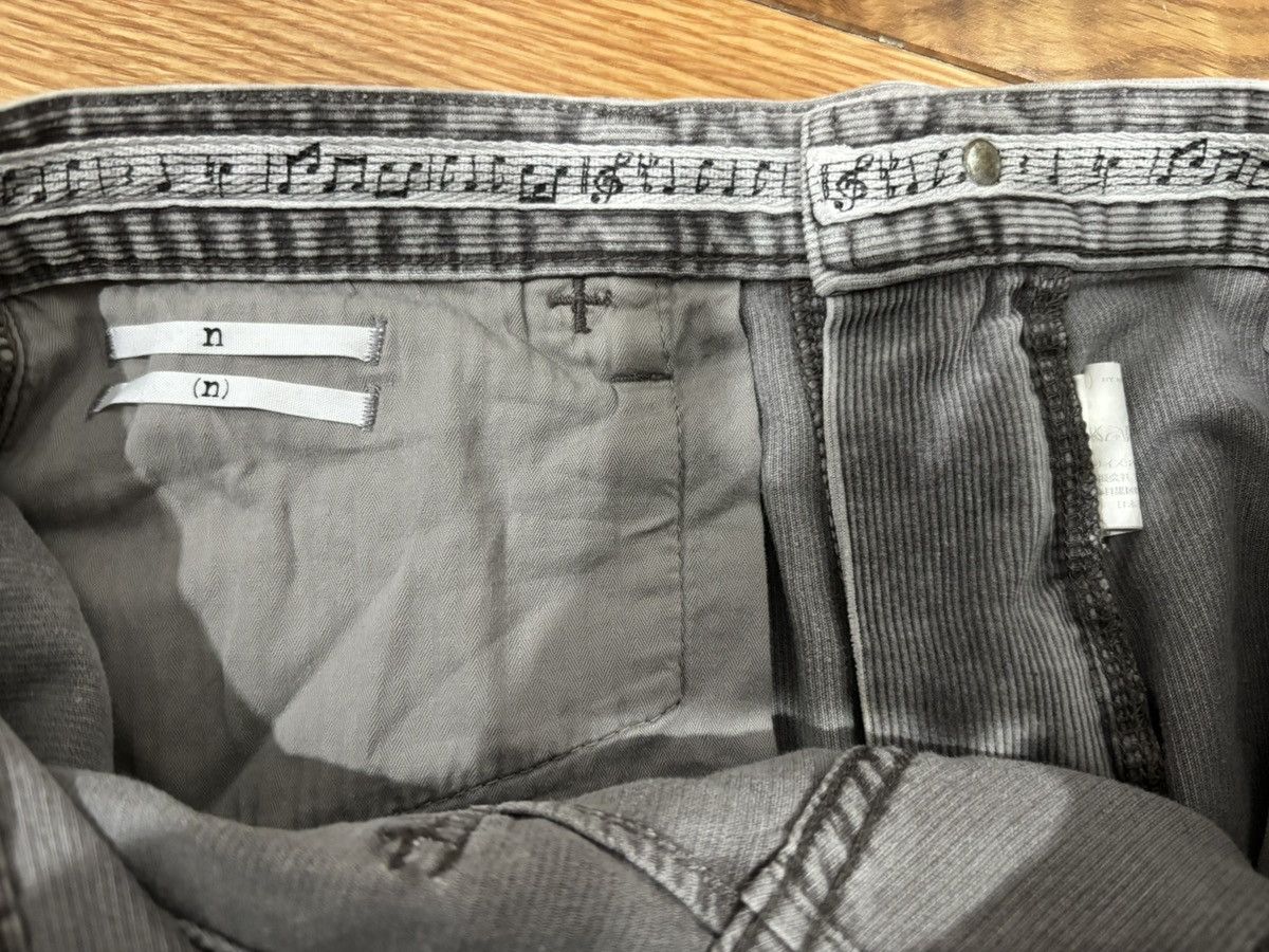 Number (N)ine number (n)ine Gray corduroy skinny pants Size US 29 - 3 Thumbnail