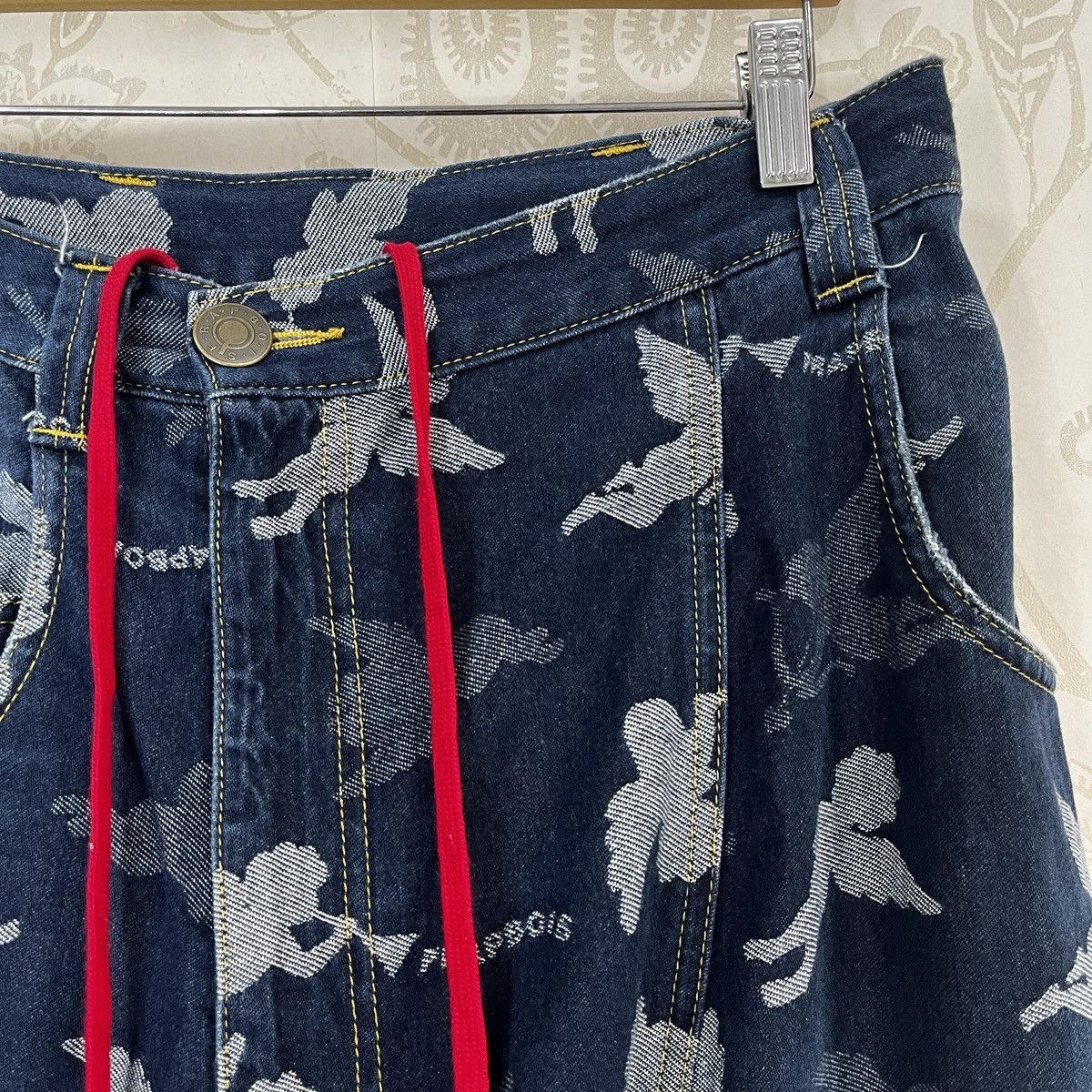 Frapbois × Issey Miyake Asymmetrical Frapbois Monogram Issey Miyake Denim Pants Size US 34 / EU 50 - 7 Thumbnail