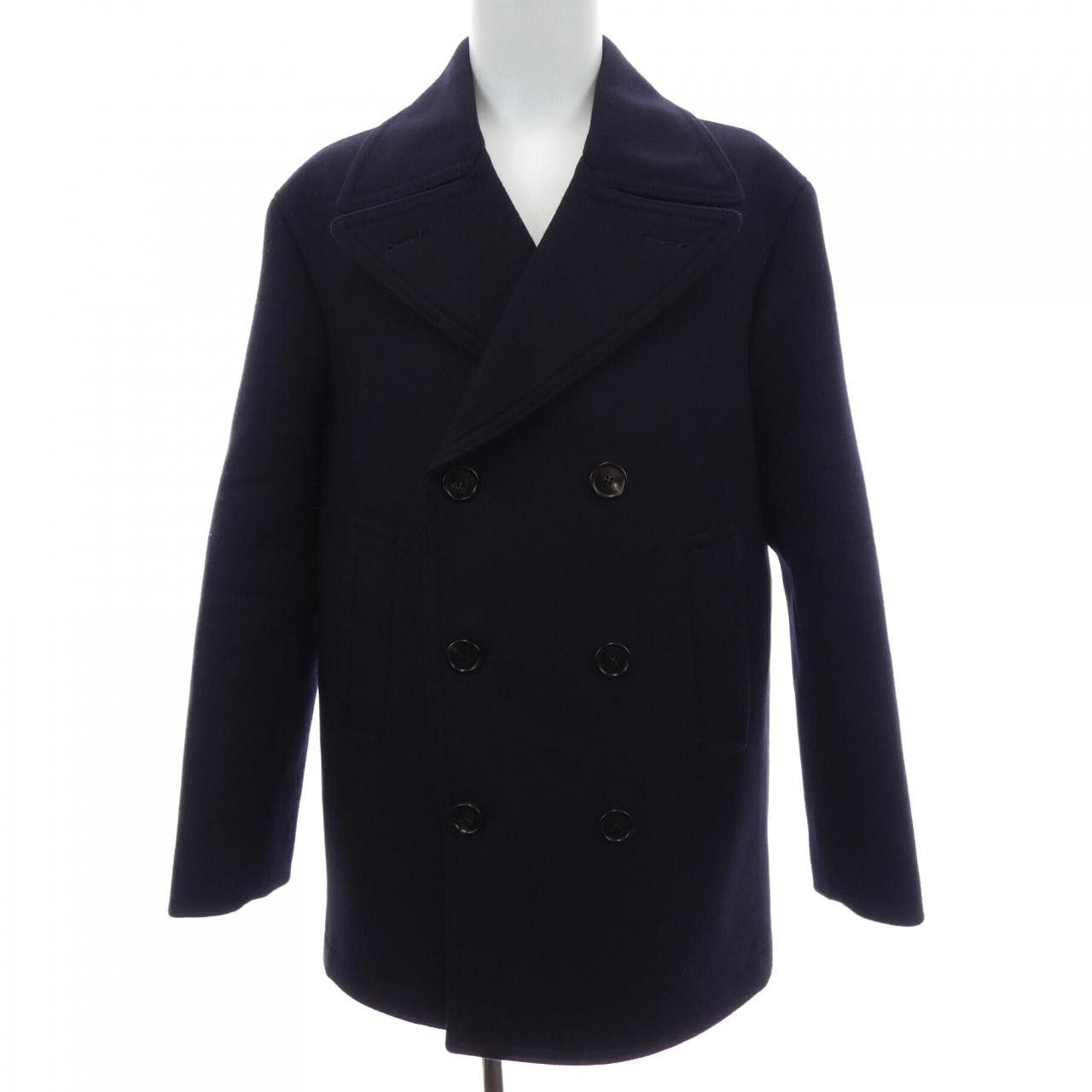 Gucci Gucci Gucci Wool Pea Coat Textile Outerwear 814502 Z8BW4 DUTY FREE for USA Size ONE SIZE - 1 Thumbnail
