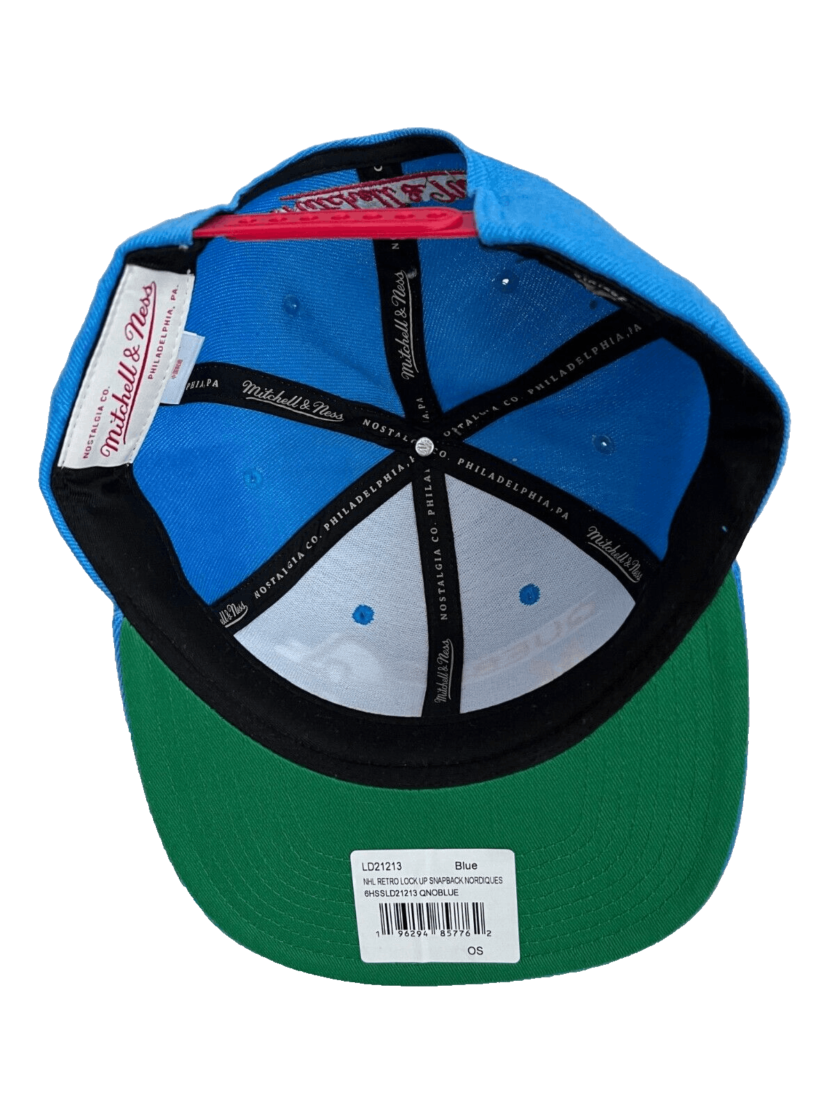 Mitchell & Ness Mitchell & Ness Quebec Nordiques NHL Retro Hat Cap Blue Size ONE SIZE - 4 Thumbnail