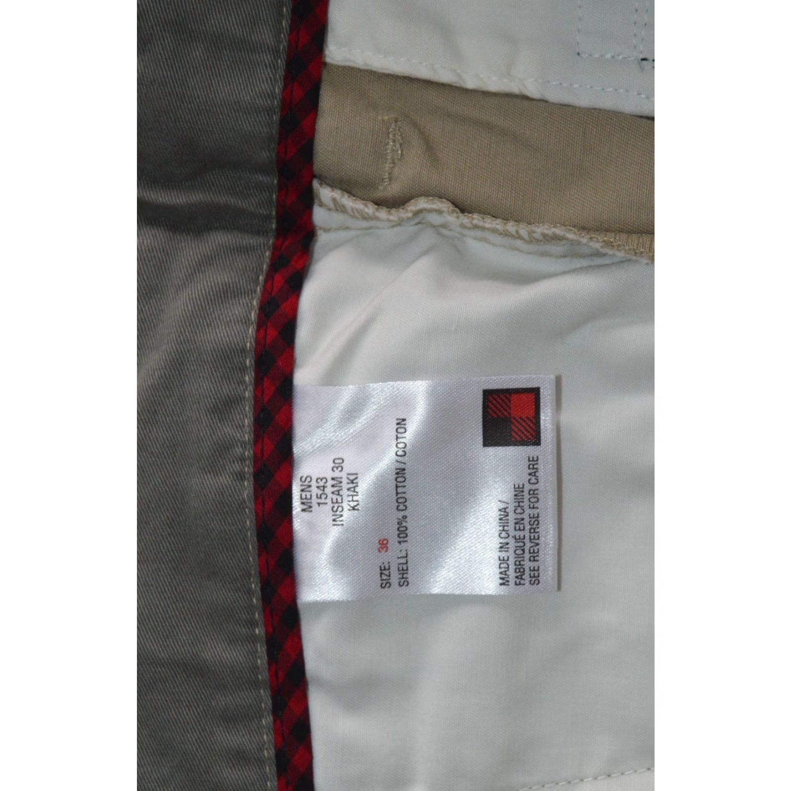 Vintage Woolrich Pants Chino Khaki Cotton Button Zip Regular 36x30 Beige Solid Men Waist 36 Inseam 30 Size US 36 / EU 52 - 7 Thumbnail