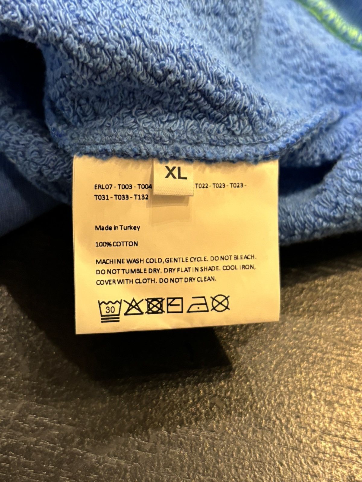 ERL ERL Boucle Trimmed Cotton Jersey Hoodie Size US XL / EU 56 / 4 - 4 Thumbnail