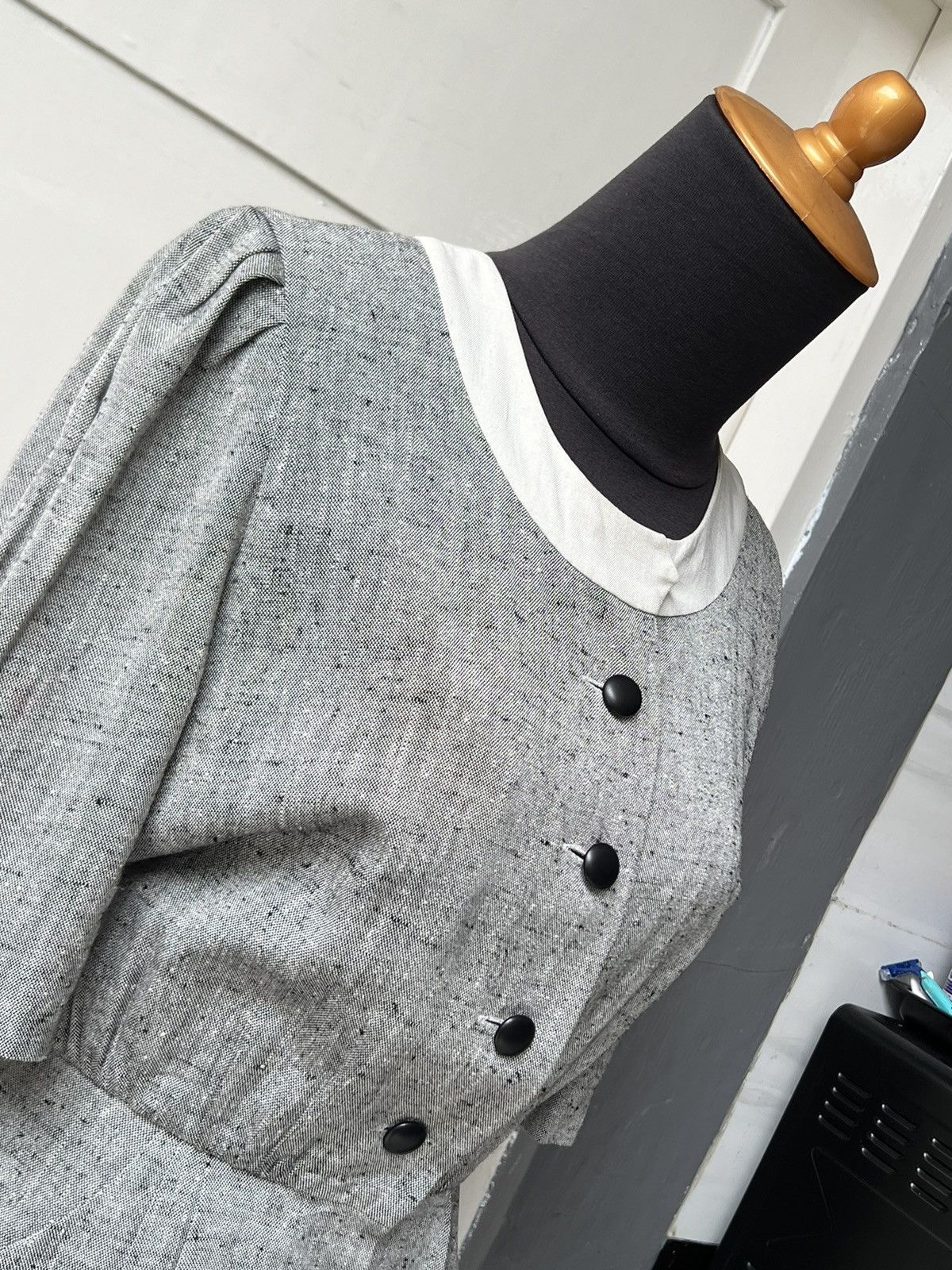 Balmain Miss Balmain Grey Dress Size XS / US 0-2 / IT 36-38 - 9 Thumbnail