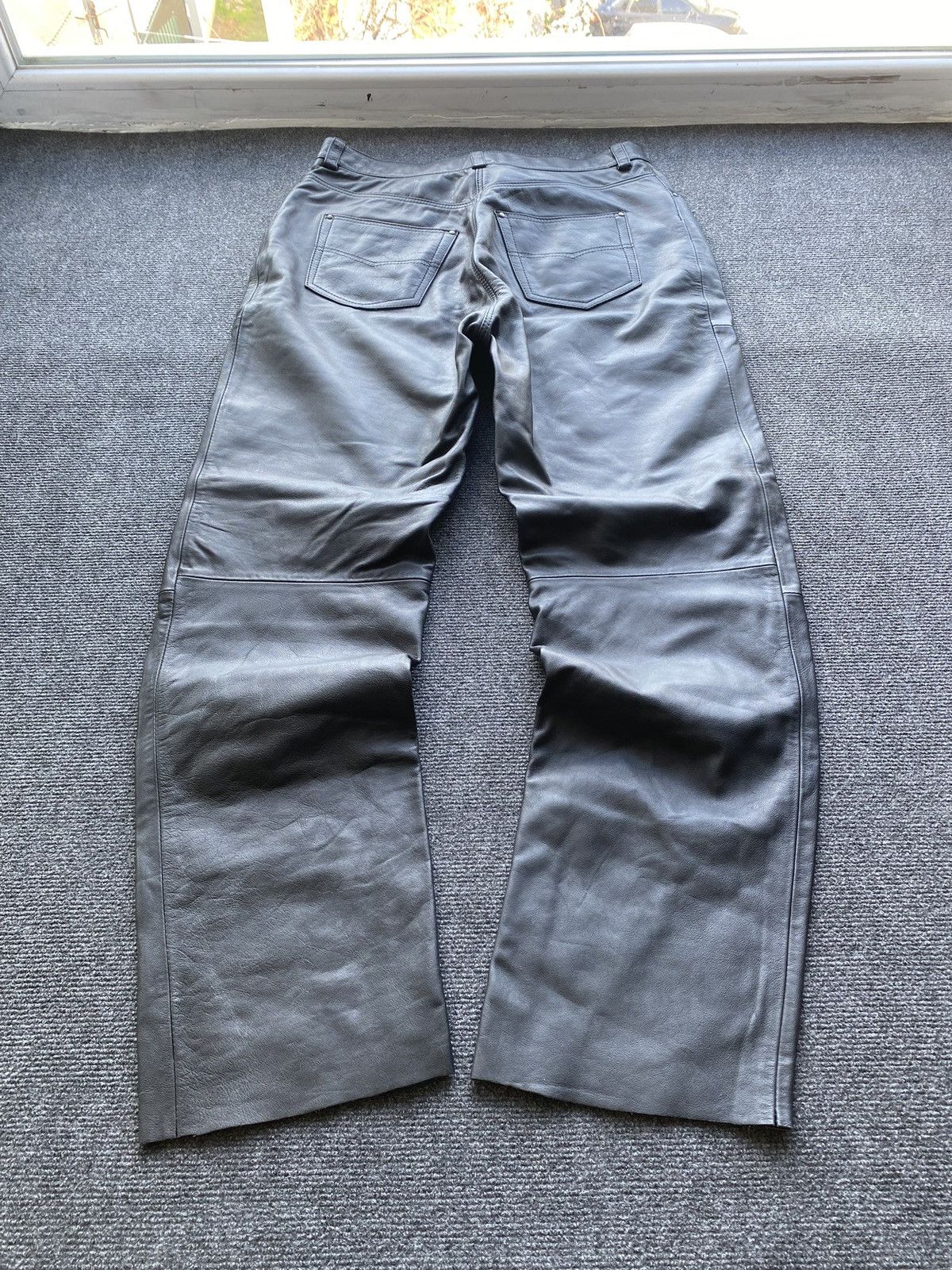Dainese 🔥Dainese Racing Moto Leather Pants 32 rare mens punk Size US 32 / EU 48 - 12 Thumbnail