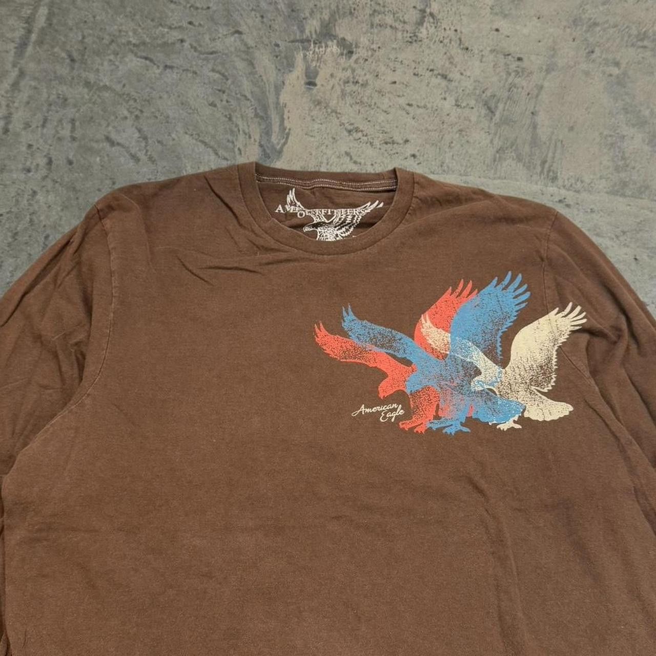 American Eagle Outfitters × Vintage Vintage Y2K American Eagle Long Sleeve T-Shirt Size US XL / EU 56 / 4 - 2 Thumbnail