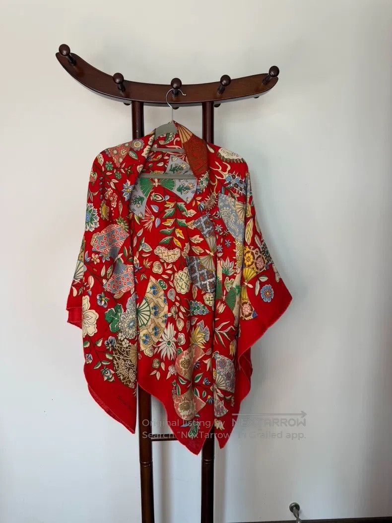 Hermes Hermes size 140*140 Stole Shawl, Size 140*140, Cashmere and Size ONE SIZE - 4 Thumbnail