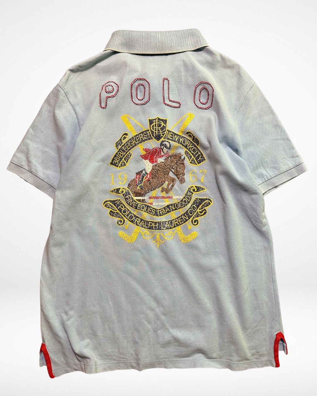 Polo Ralph Lauren 1990s Numbered Polo Shirt Chief Keef Size US L / EU 52-54 / 3 - 6 Thumbnail