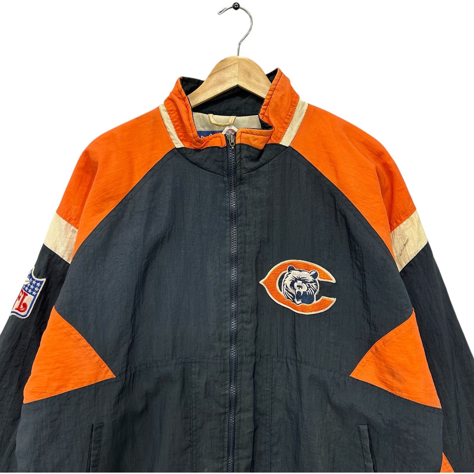 Apex Vintage Apex One Chicago Bears NFL Full Zip Light Jacket XL Size US XL / EU 56 / 4 - 2 Thumbnail