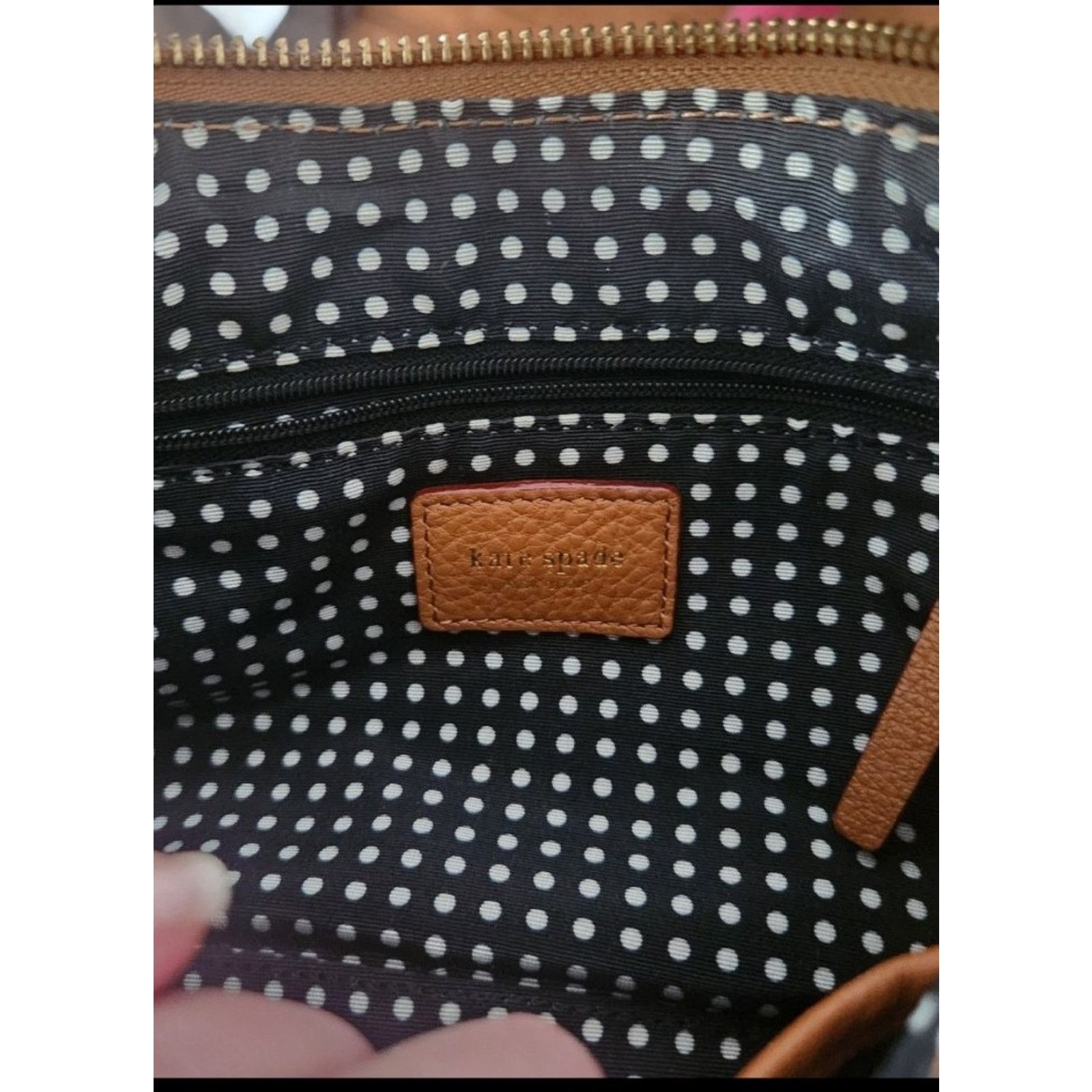 Kate Spade Kate Spade Camel Leather Shoulder Bag Size ONE SIZE - 7 Thumbnail