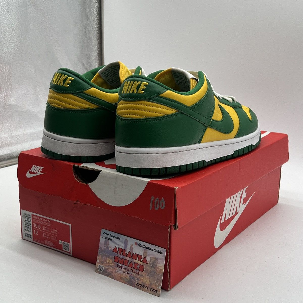Nike Nike dunk low Brazil Size US 10.5 / EU 43-44 - 5 Thumbnail